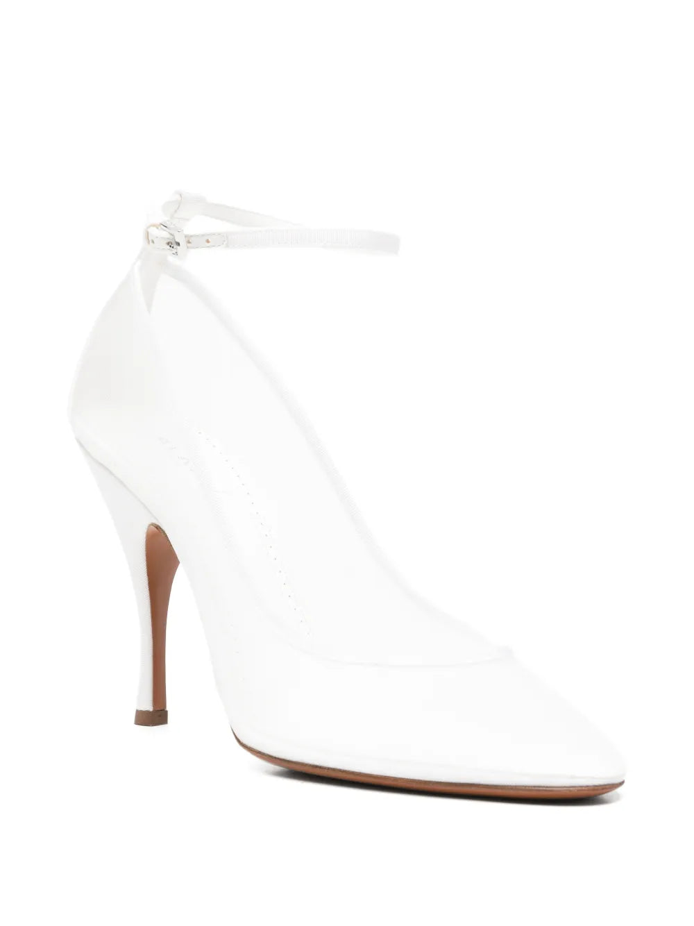 Alaïa - Mesh Ankle-strap Pumps