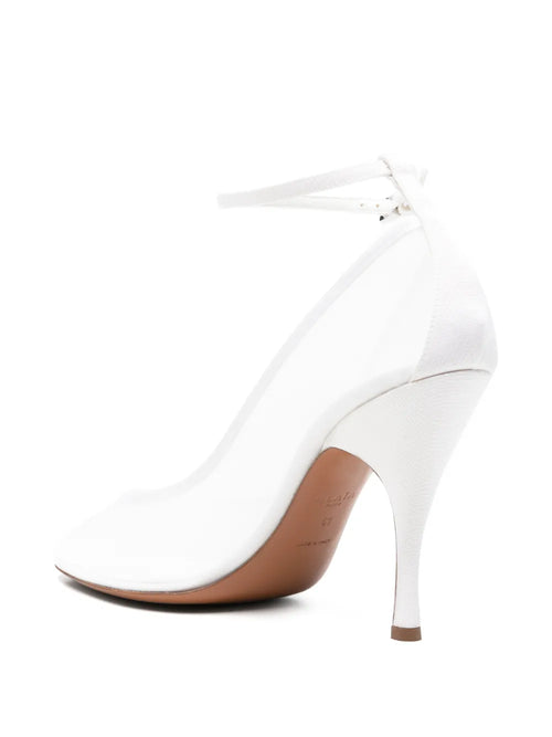 Alaïa - Mesh Ankle-strap Pumps