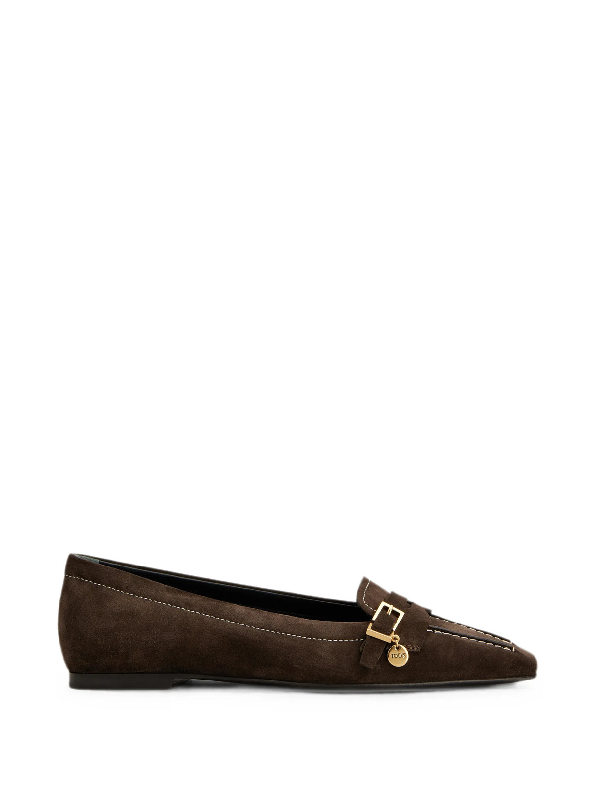 Tod's - Buckle-detail Contrast-stitch Loafers