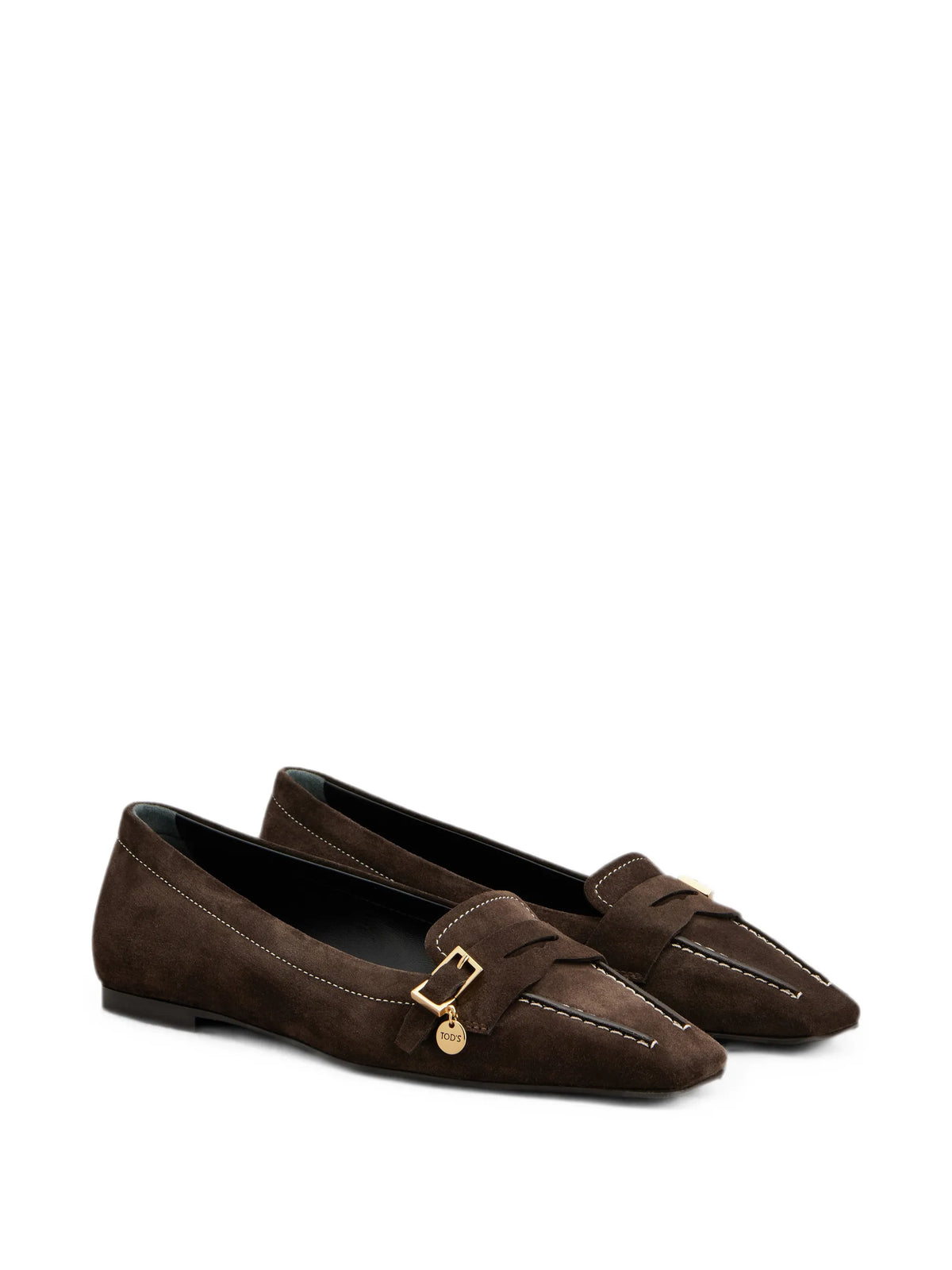Tod's - Buckle-detail Contrast-stitch Loafers