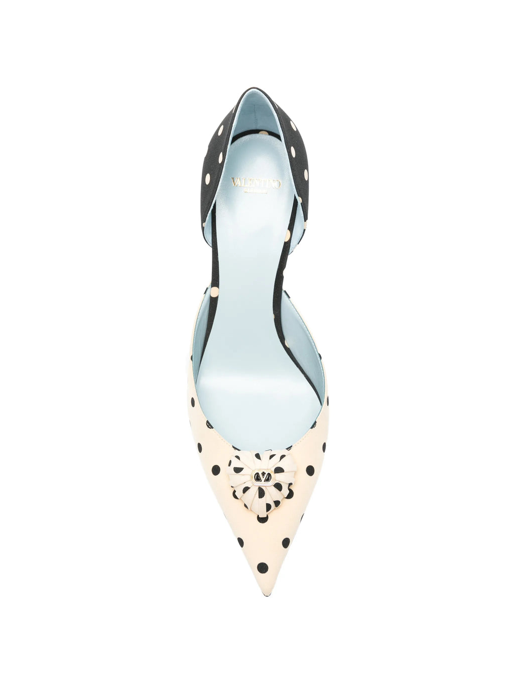 Valentino - Coeur Royal Polka-dot D’Orsay Pumps