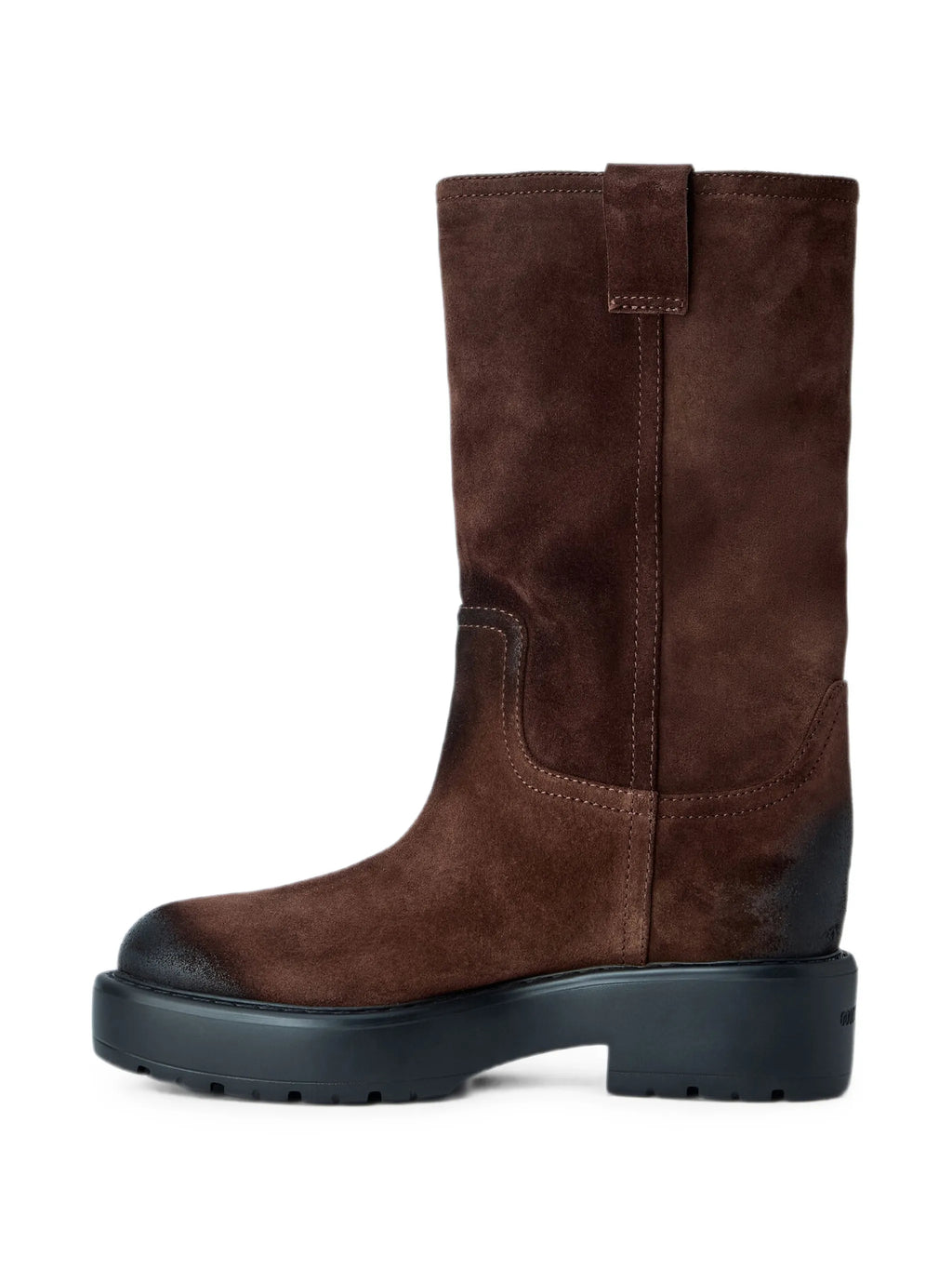Miu Miu - Round-toe Suede Boots