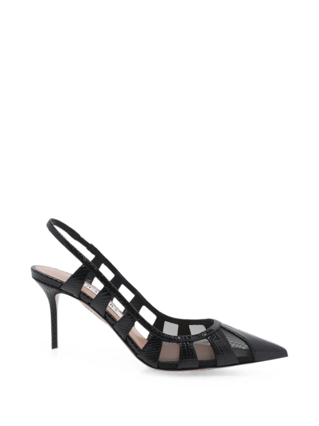 Aquazzura - Screen Mesh-panelled Pumps