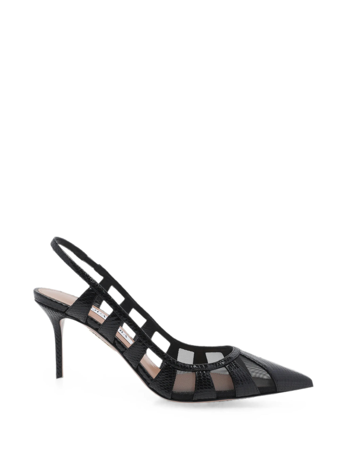 Aquazzura - Screen Mesh-panelled Pumps