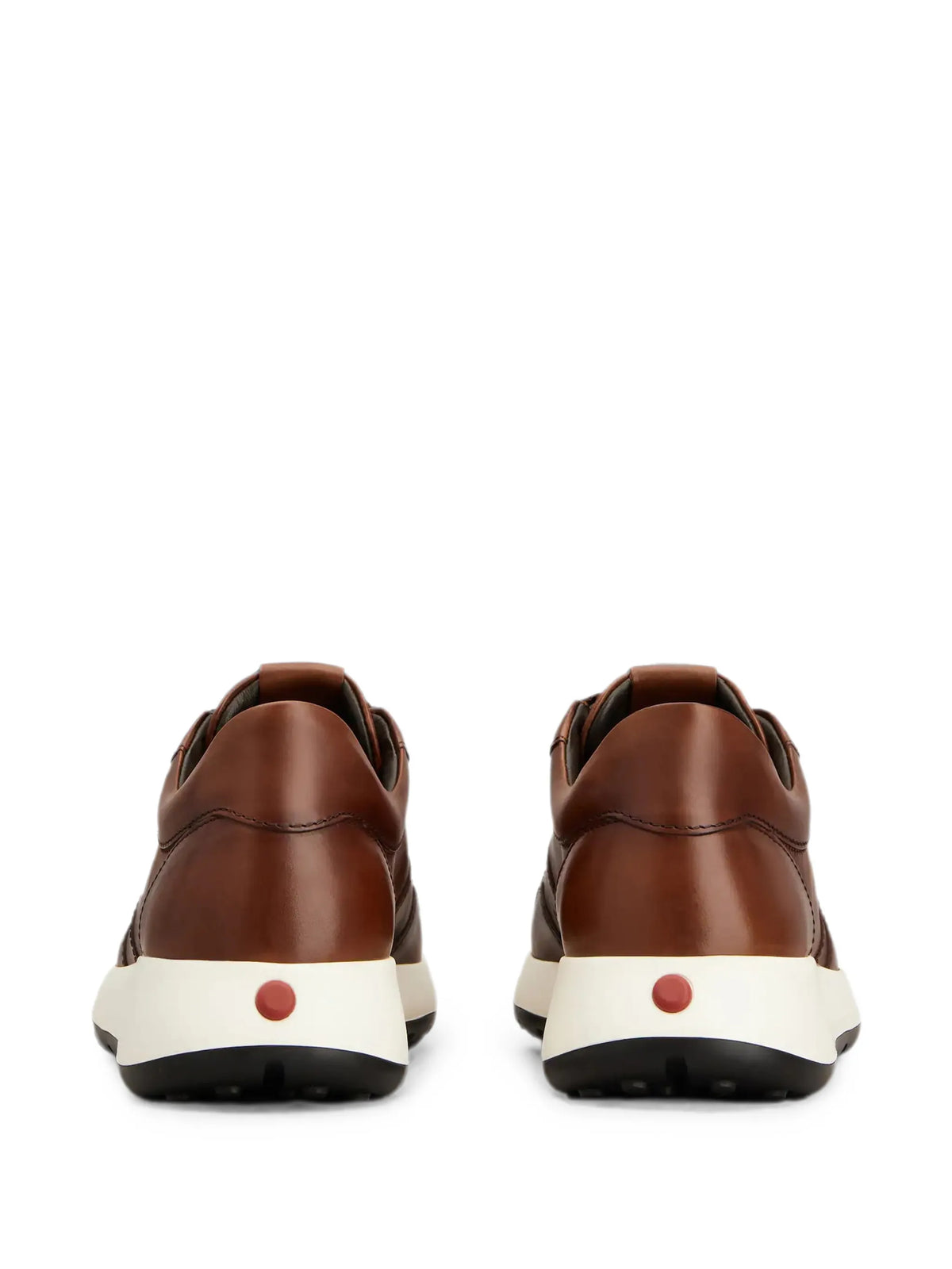 Tod's - Red Dot Leather Sneakers In Leather