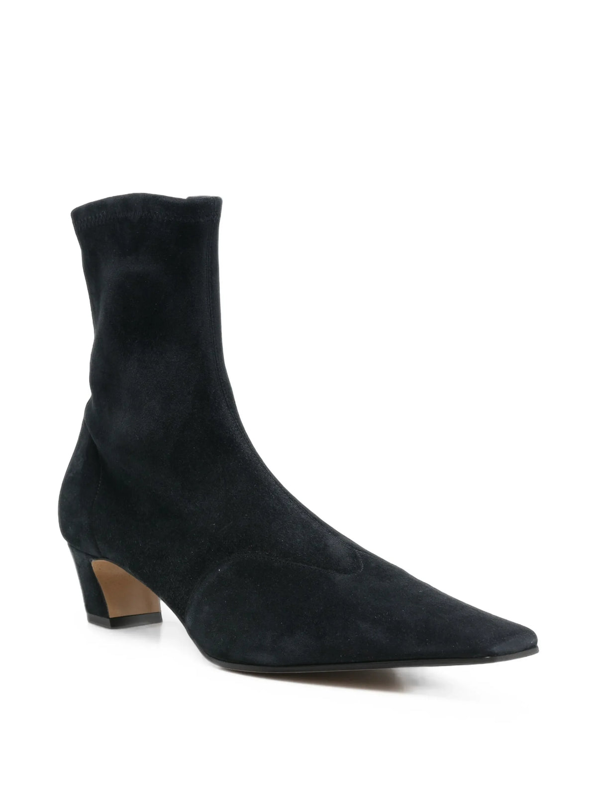 Khaite - Nevada Stretch Heeled Ankle Boots