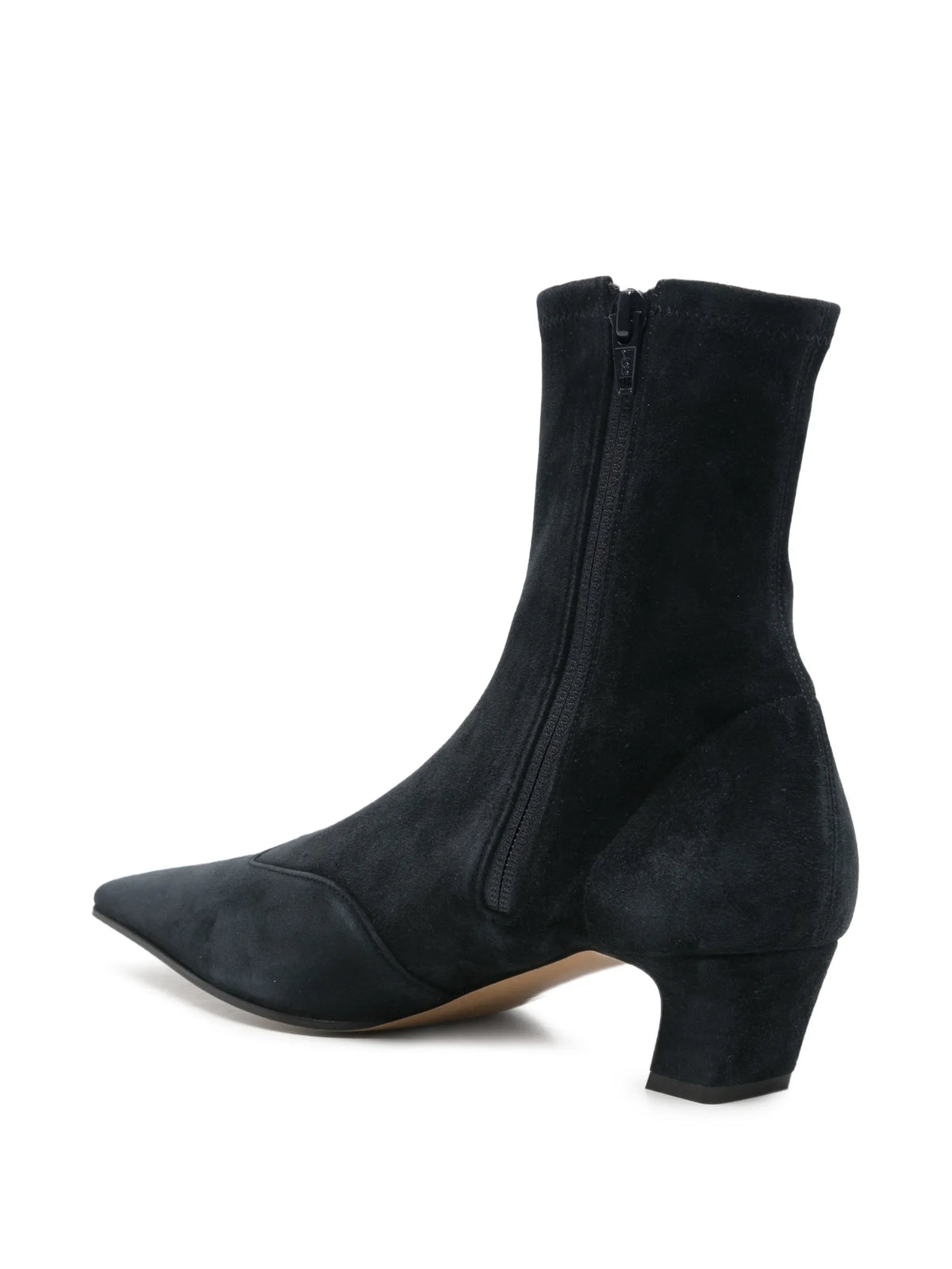Khaite - Nevada Stretch Heeled Ankle Boots