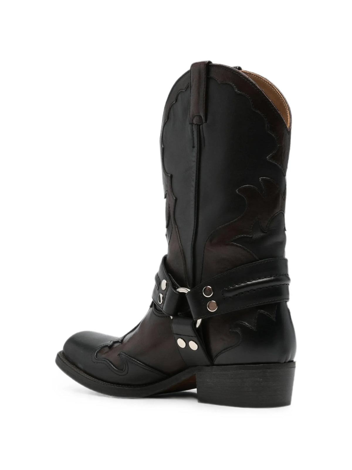 Versace - Sylvester Leather Western Boots