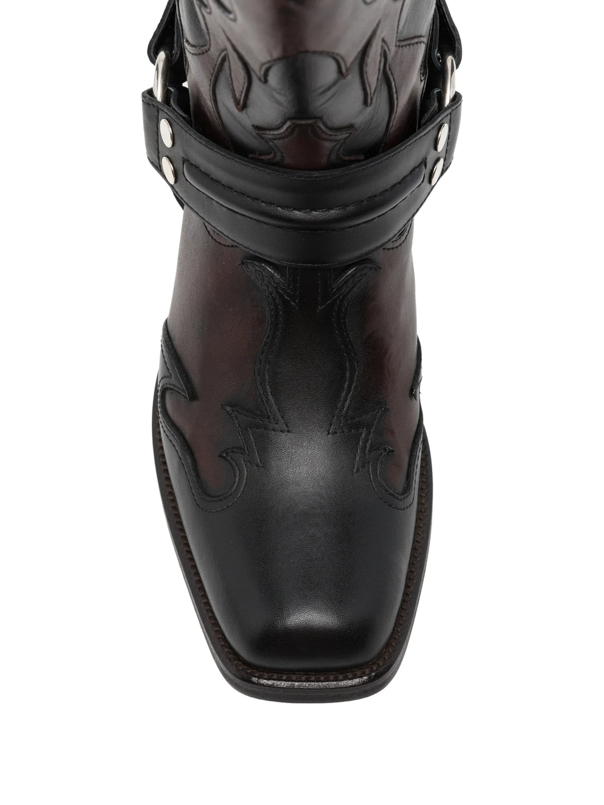 Versace - Harness-detail Embroidered Boots