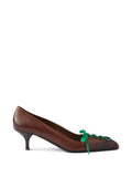 Prada - Antiqued Leather Pumps