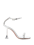 Amina Muaddi - Gigi Crystal-embellished Heeled Sandals