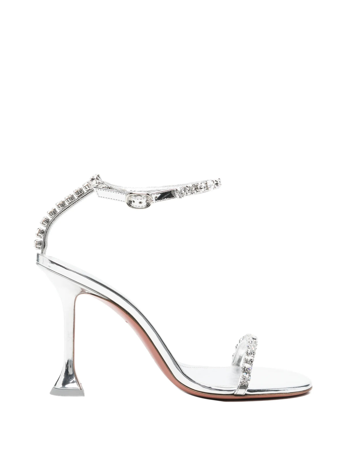 Amina Muaddi - Gigi Crystal-embellished Heeled Sandals