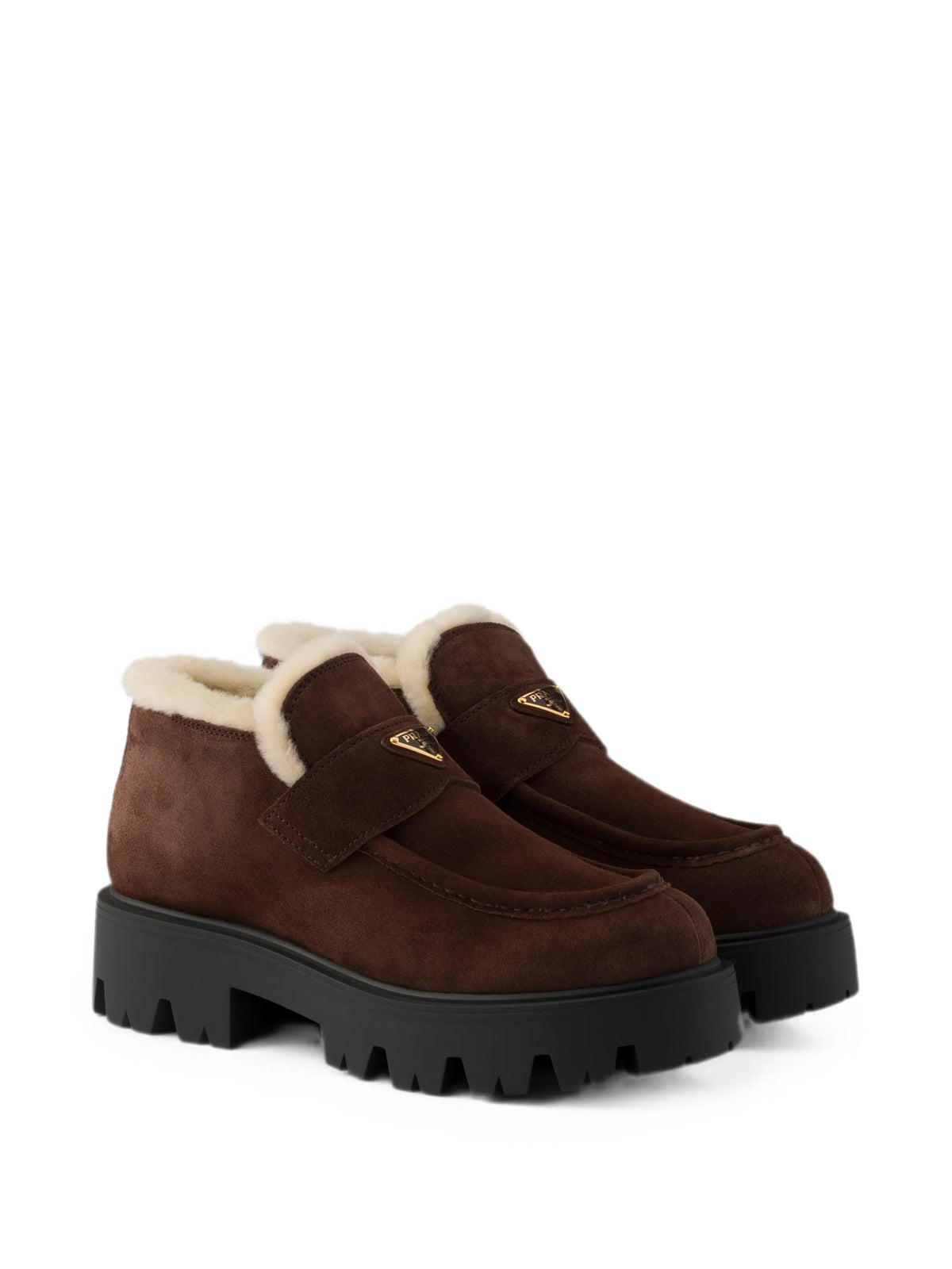 Prada - Suede Loafers