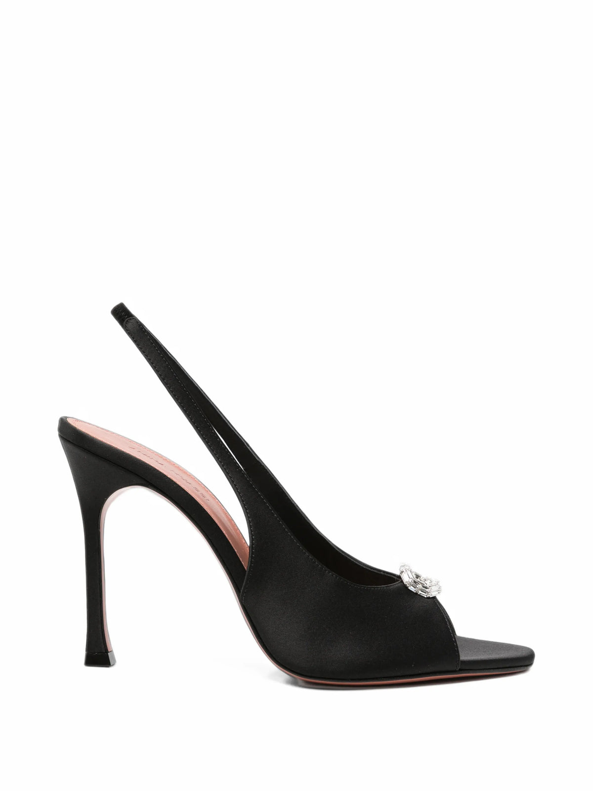 Amina Muaddi - Mini Camelia Slingback Pumps
