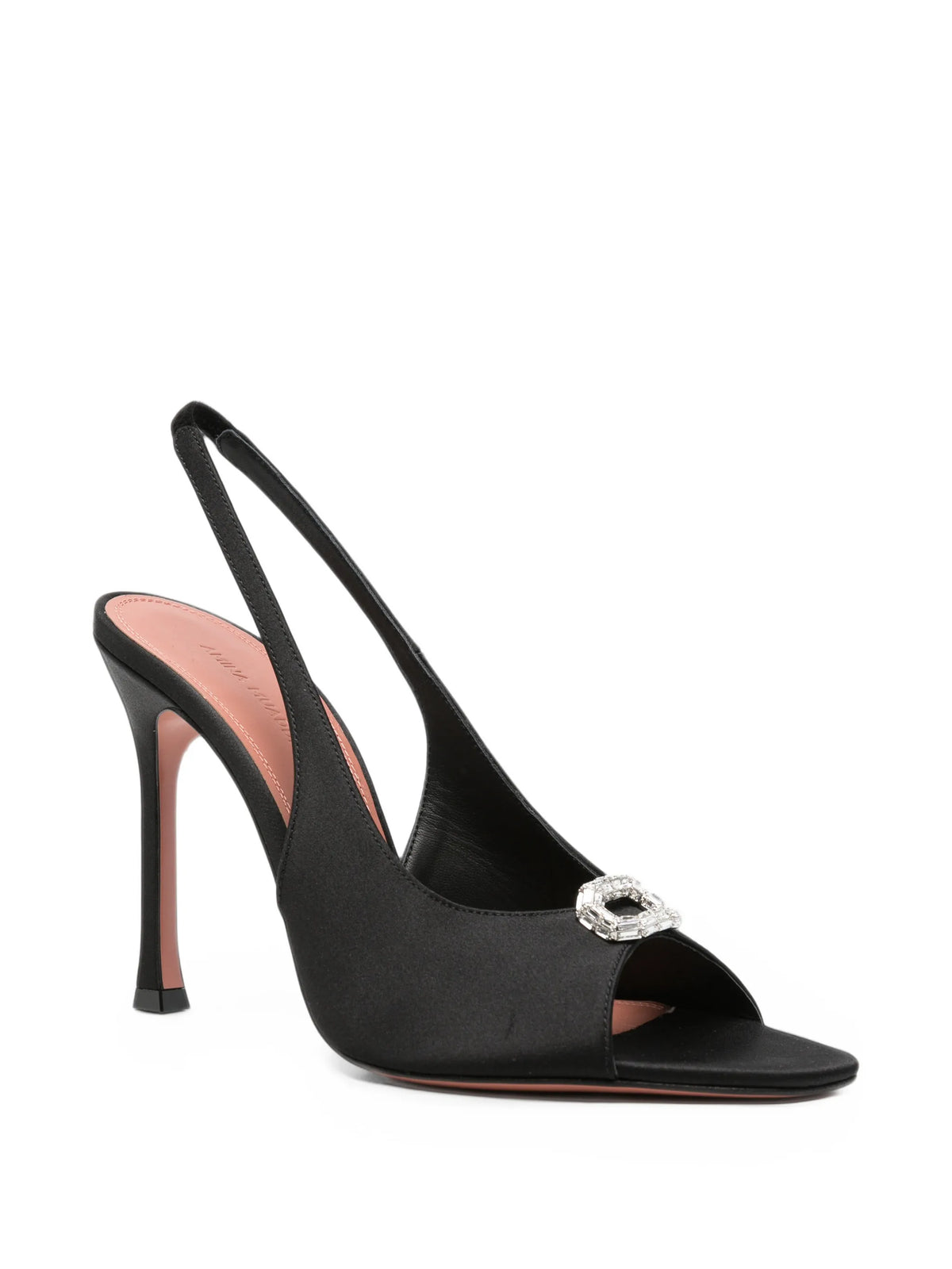 Amina Muaddi - Mini Camelia Slingback Pumps