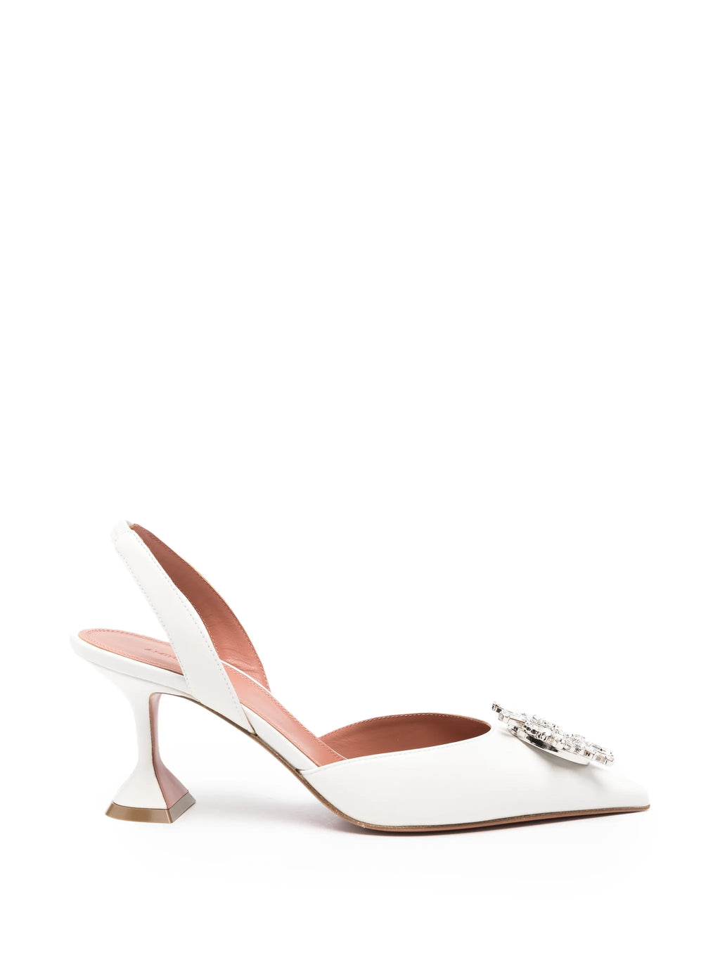Amina Muaddi - Begum Crystal-embellished Slingback Pumps