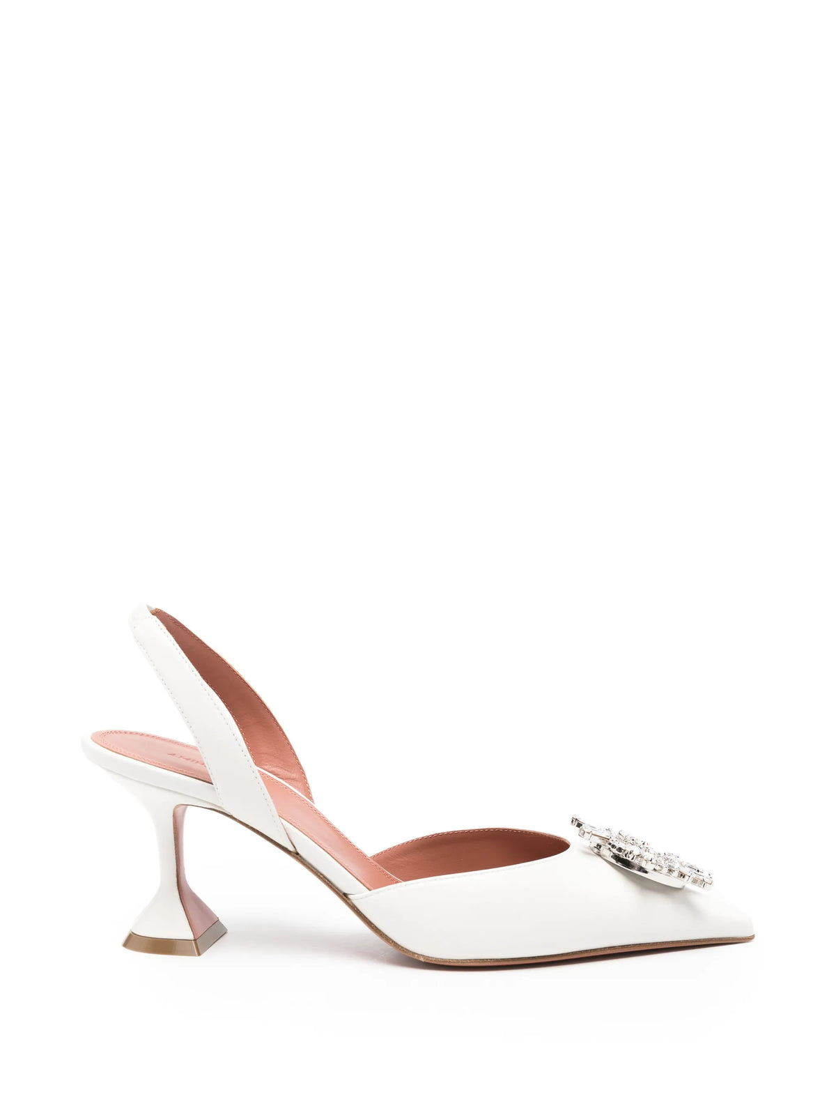 Amina Muaddi - Begum Crystal-embellished Slingback Pumps