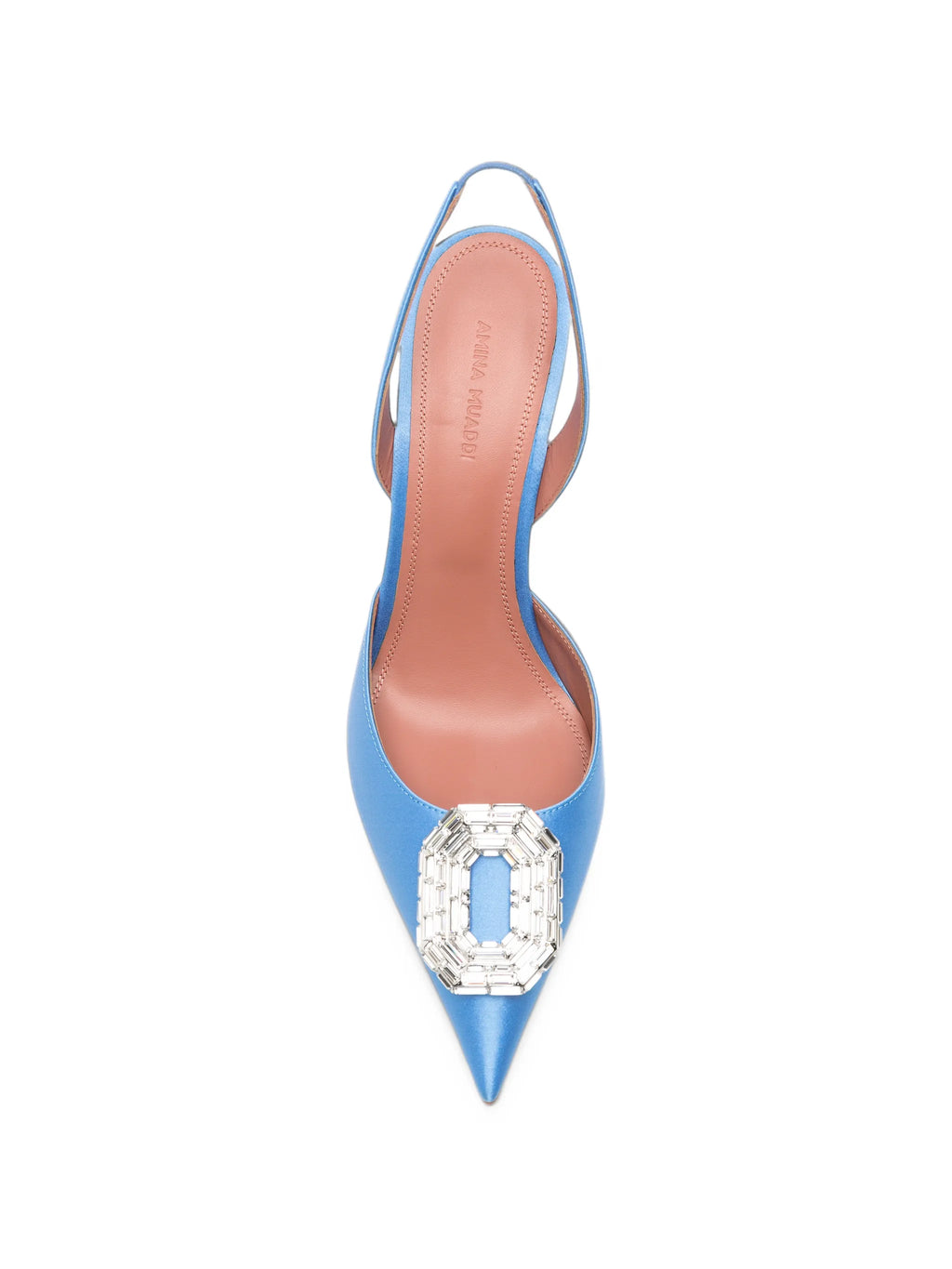 Amina Muaddi - Camelia Crystal-embellished Slingback Pumps