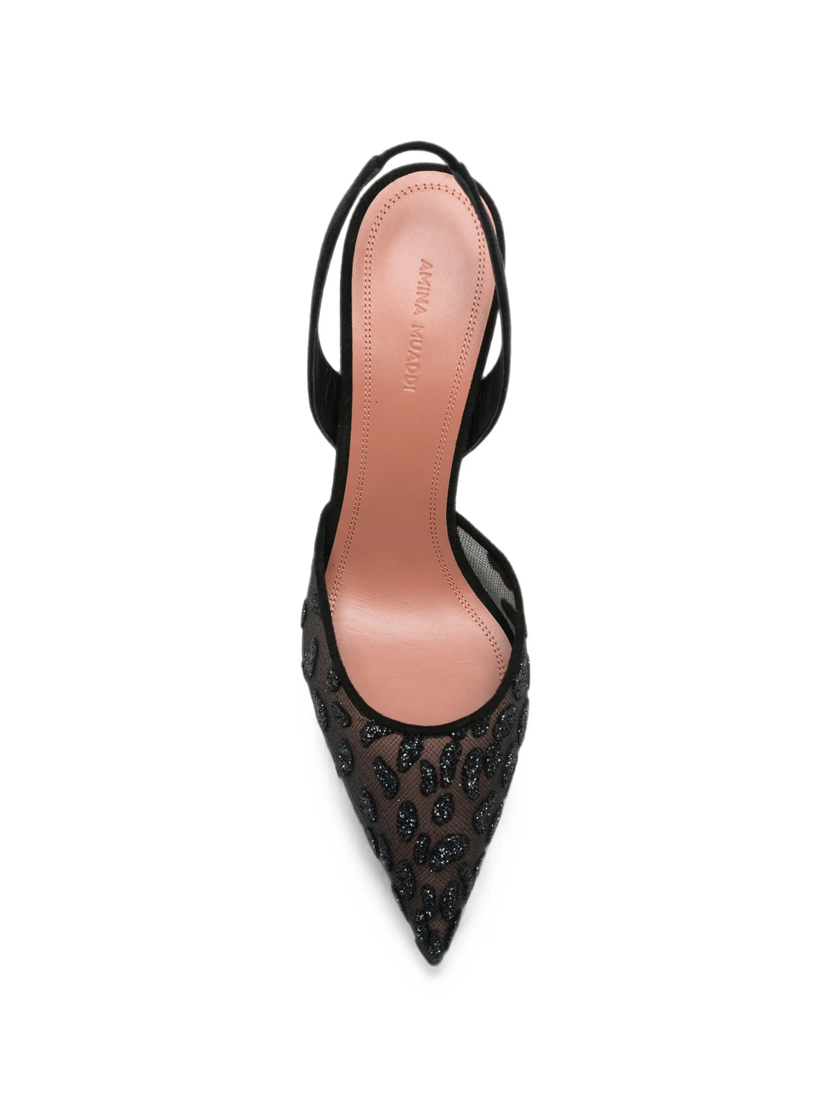 Amina Muaddi - Holli Leopard-print Mesh Pumps
