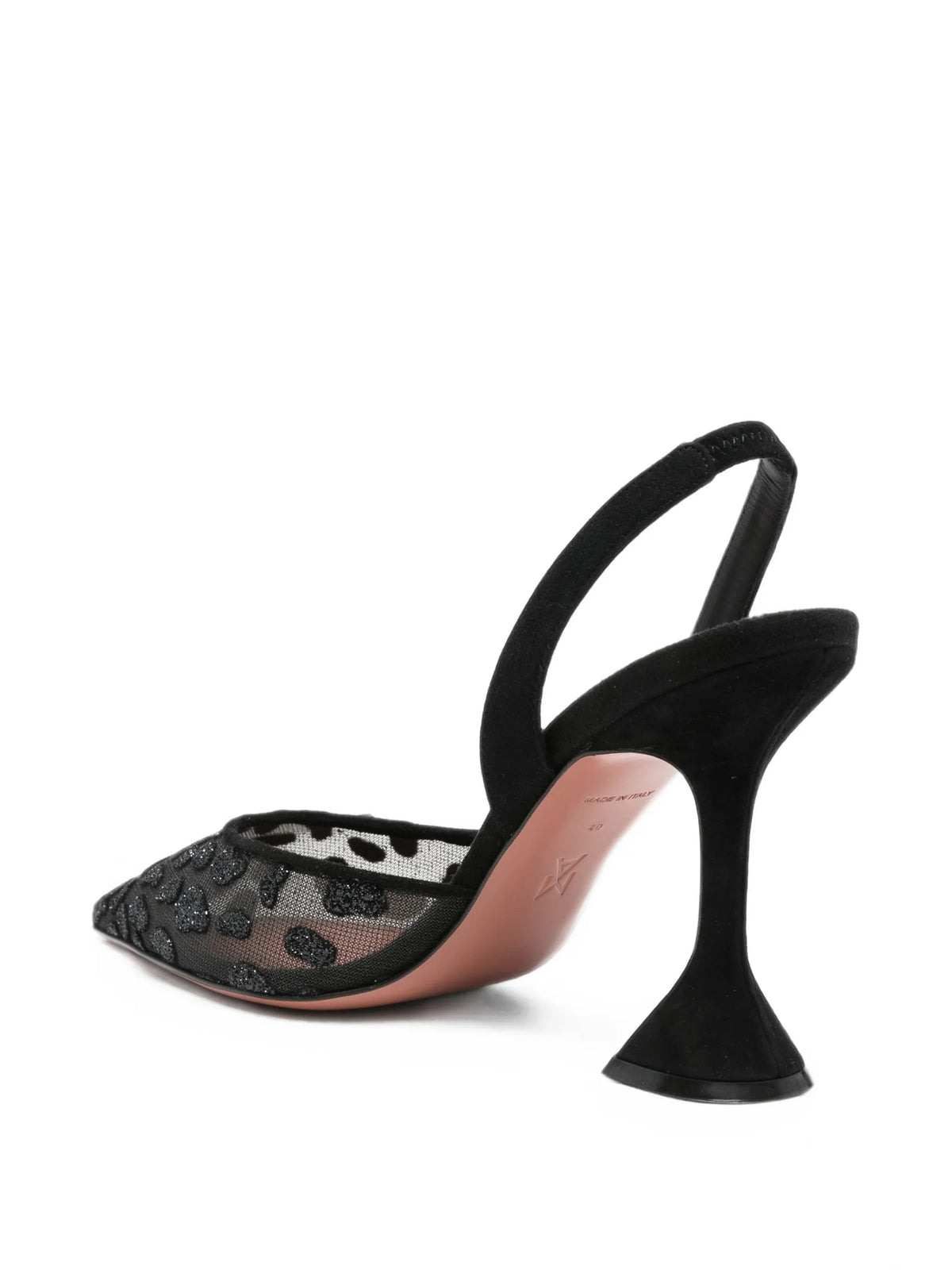 Amina Muaddi - Holli Leopard-print Mesh Pumps