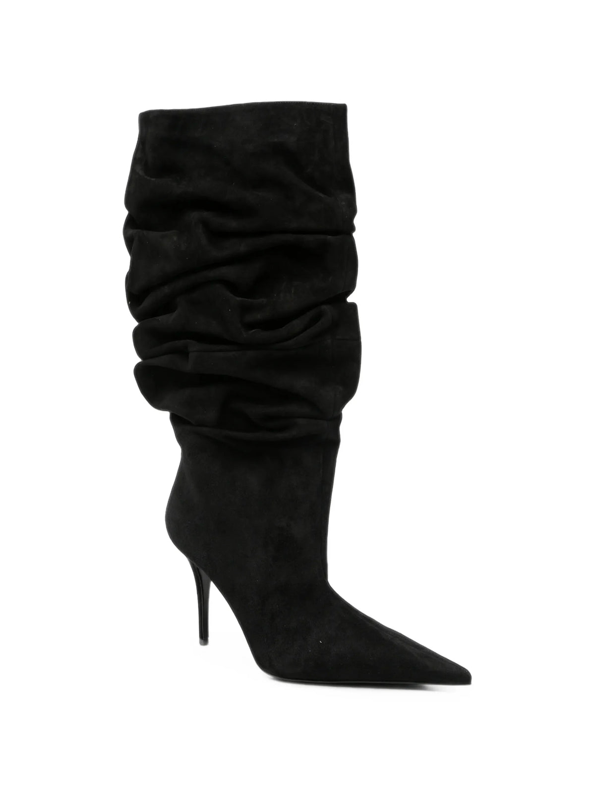Amina Muaddi - Anok Slouched Suede Boots