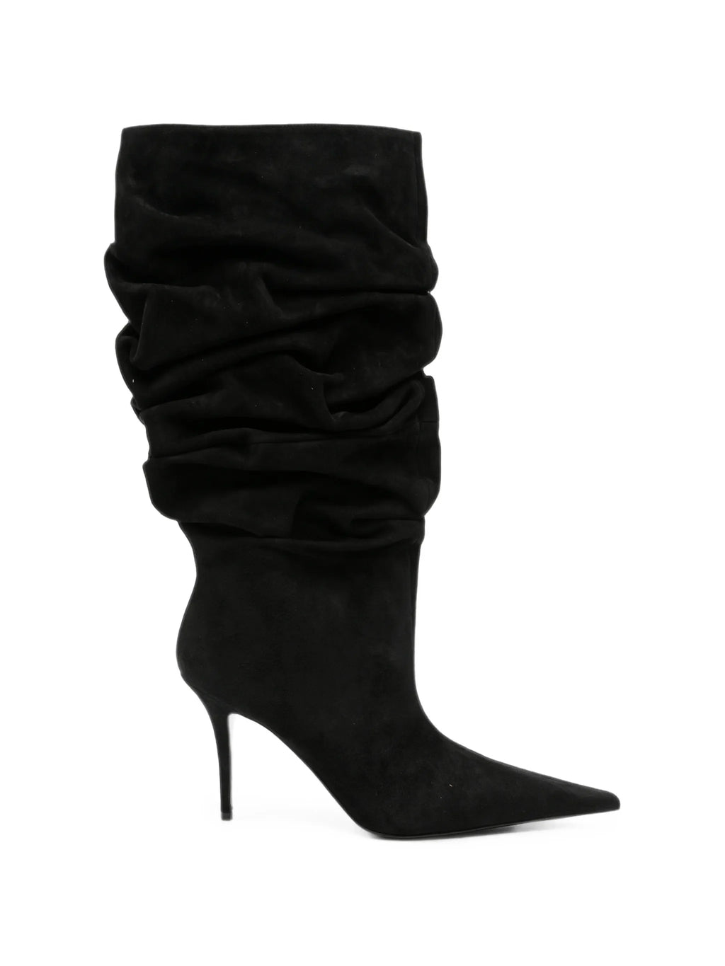 Amina Muaddi - Anok Slouched Suede Boots