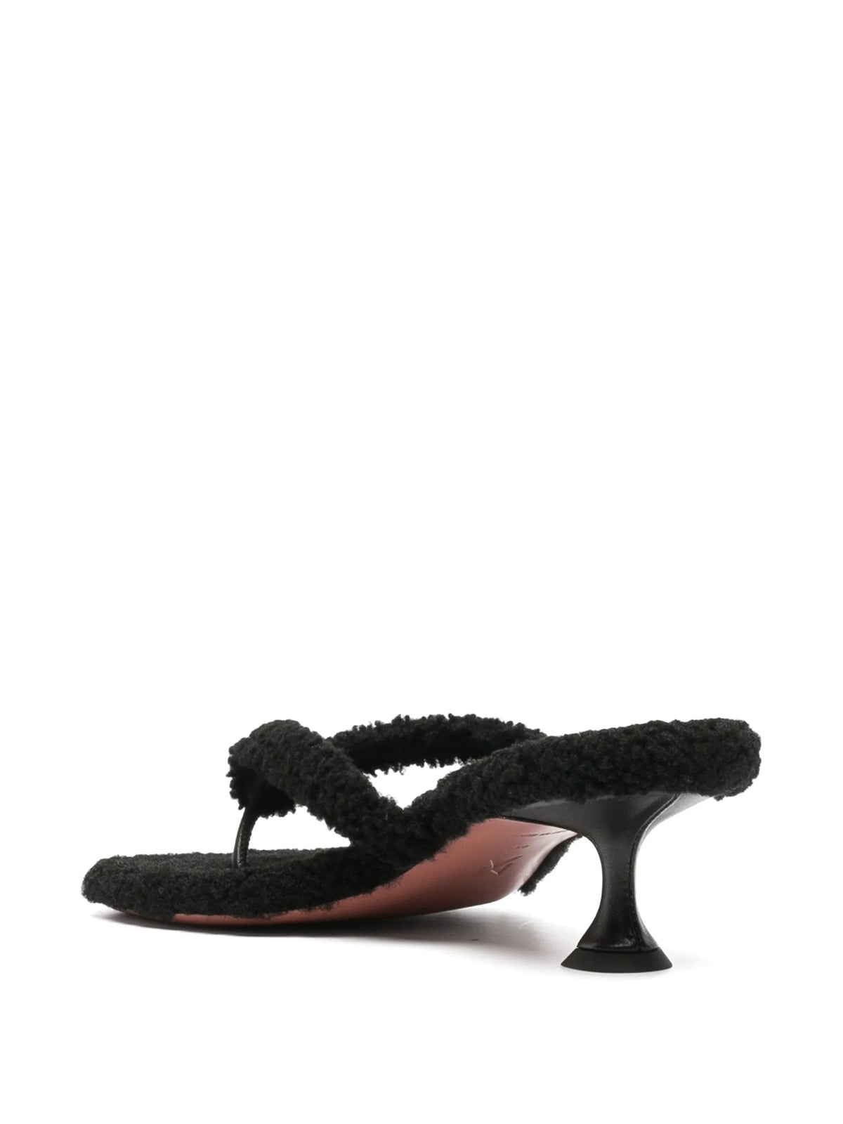 Amina Muaddi - Juliette Shearling Sandals