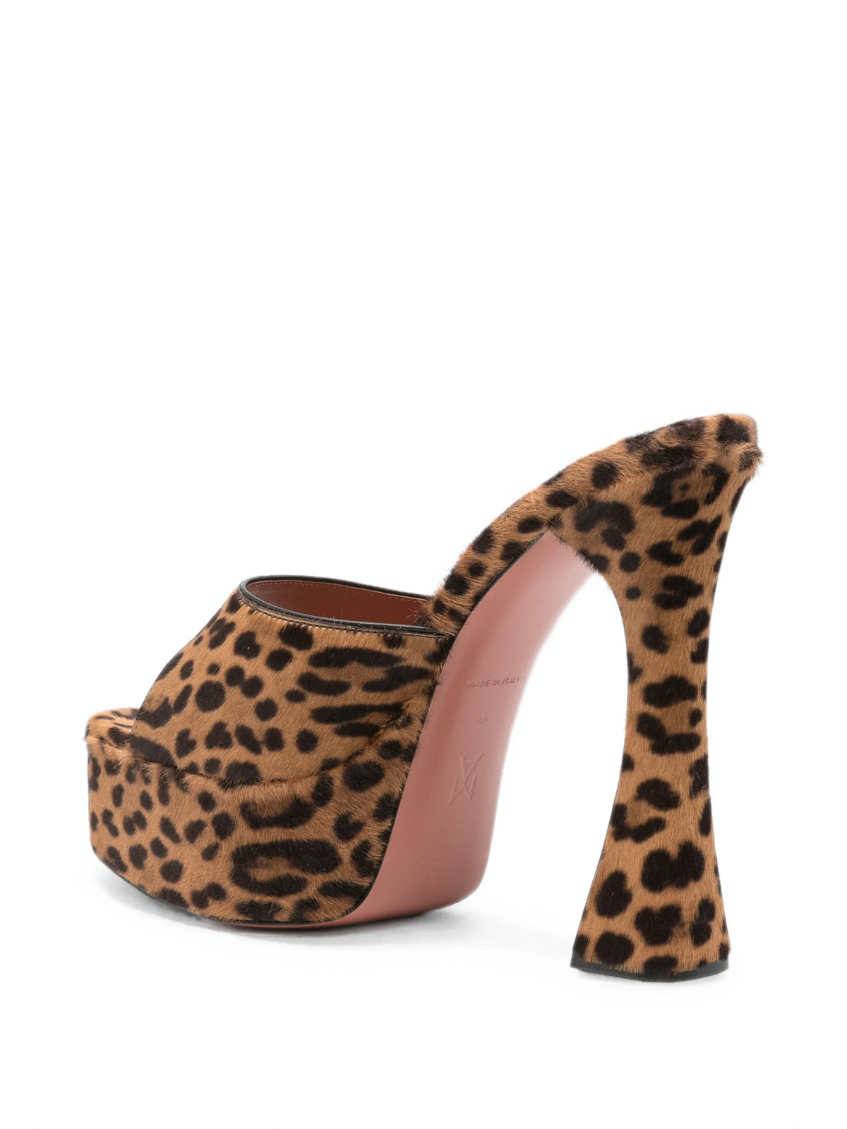 Amina Muaddi - Dalida Leopard-print Platform Mules