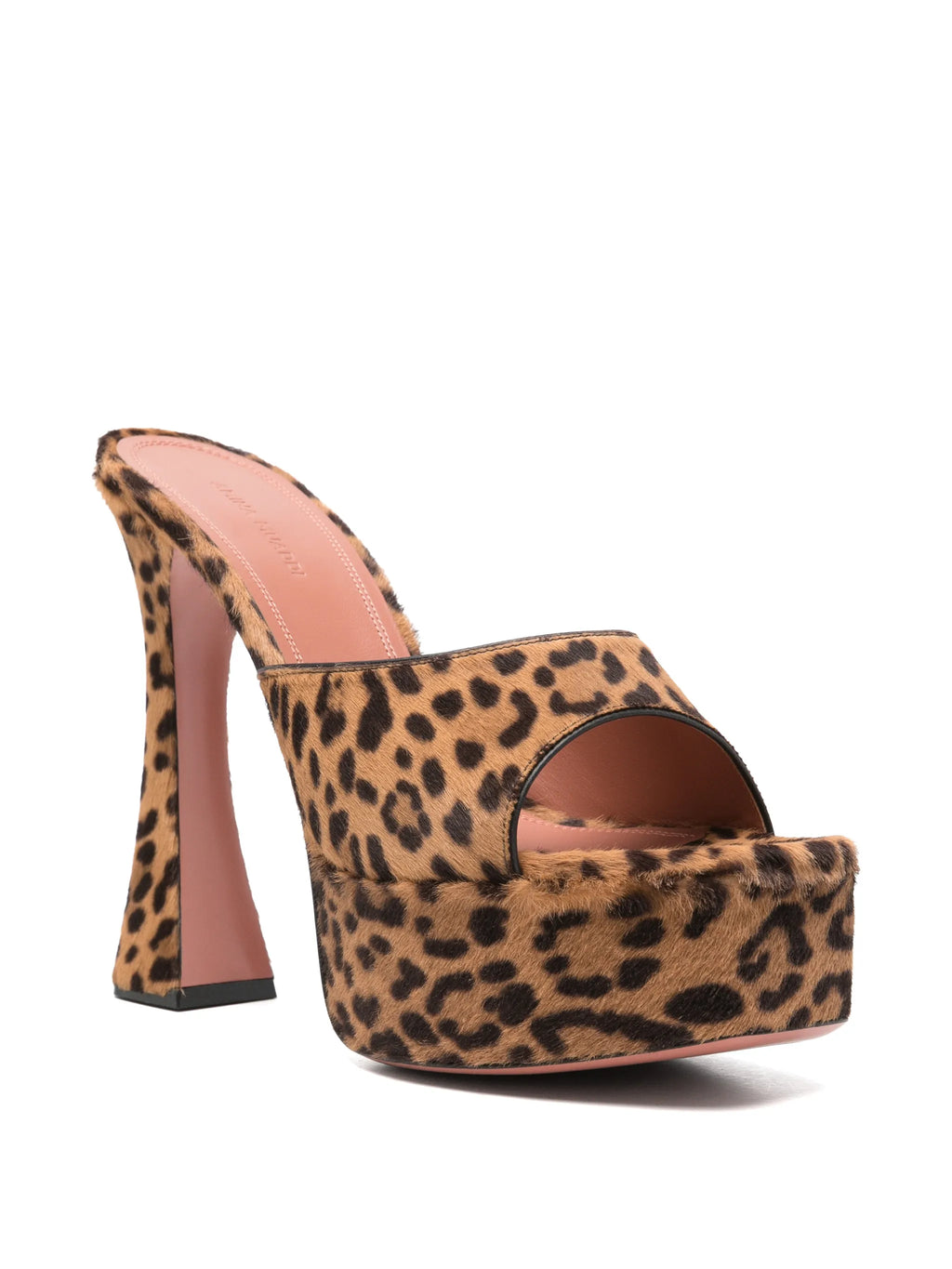 Amina Muaddi - Dalida Leopard-print Platform Mules