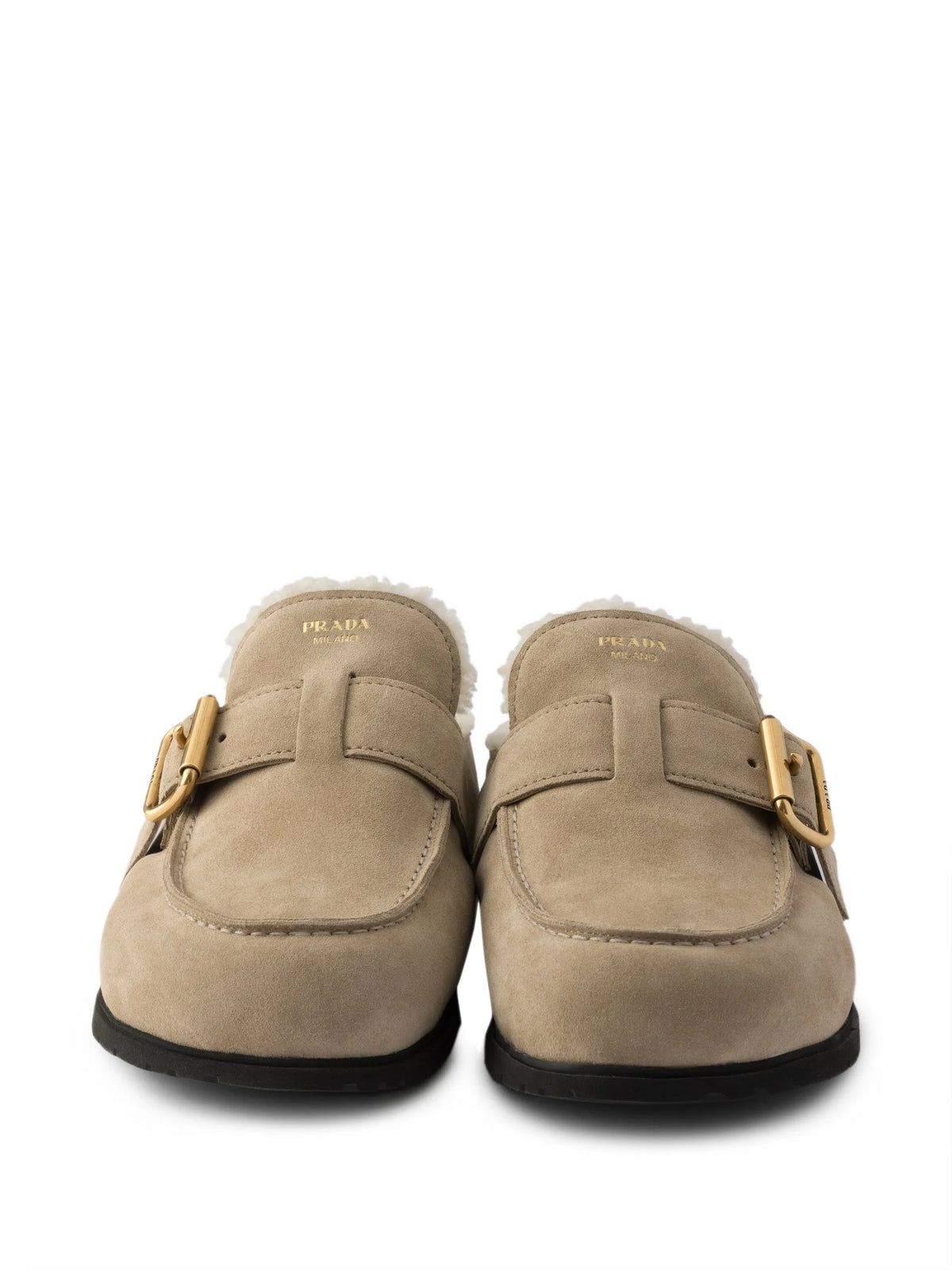 Prada - Suede Mules