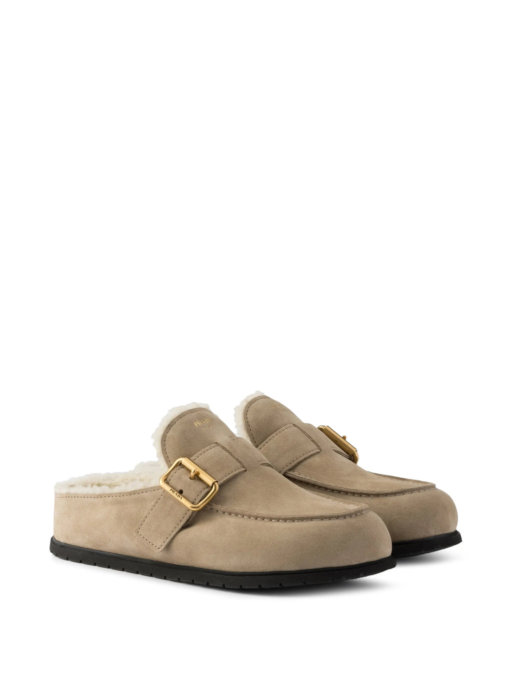 Prada - Suede Mules