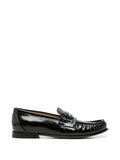 Fendi - Scrunch Leather Loafers