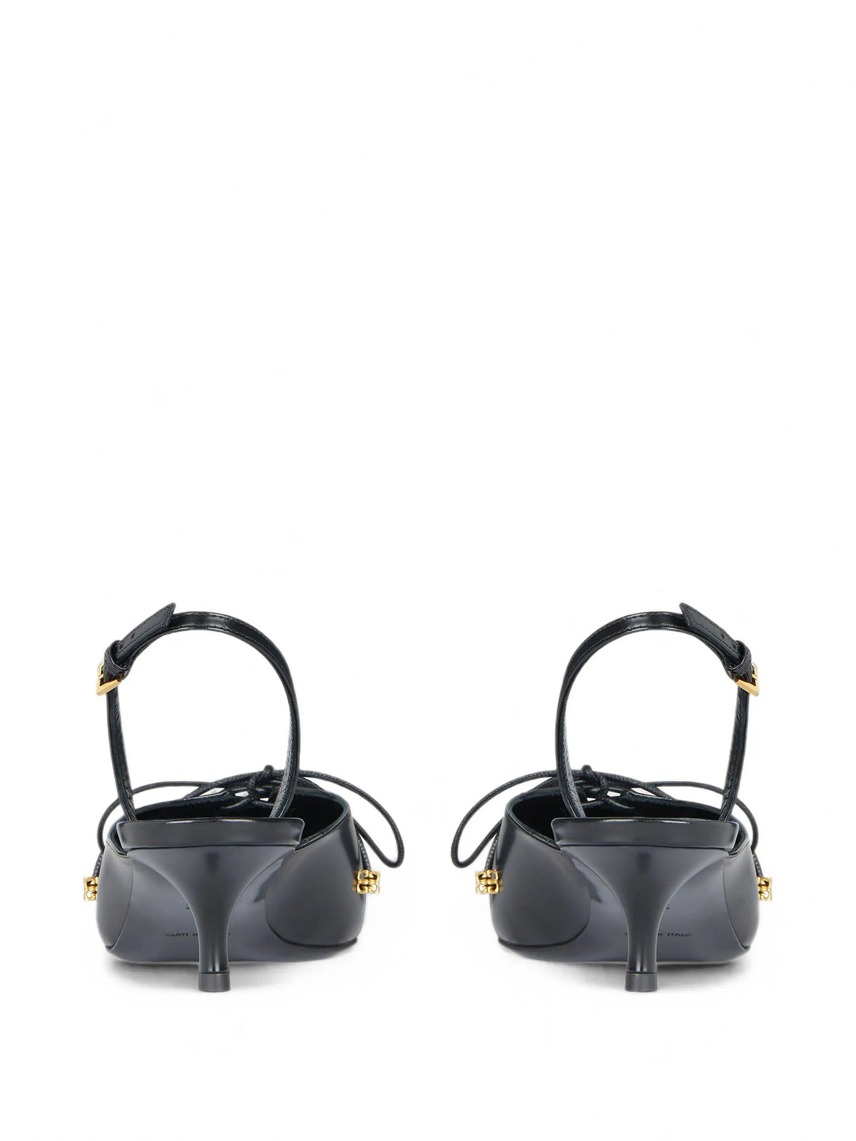 Givenchy - Lace-up Slingbacks In Leather