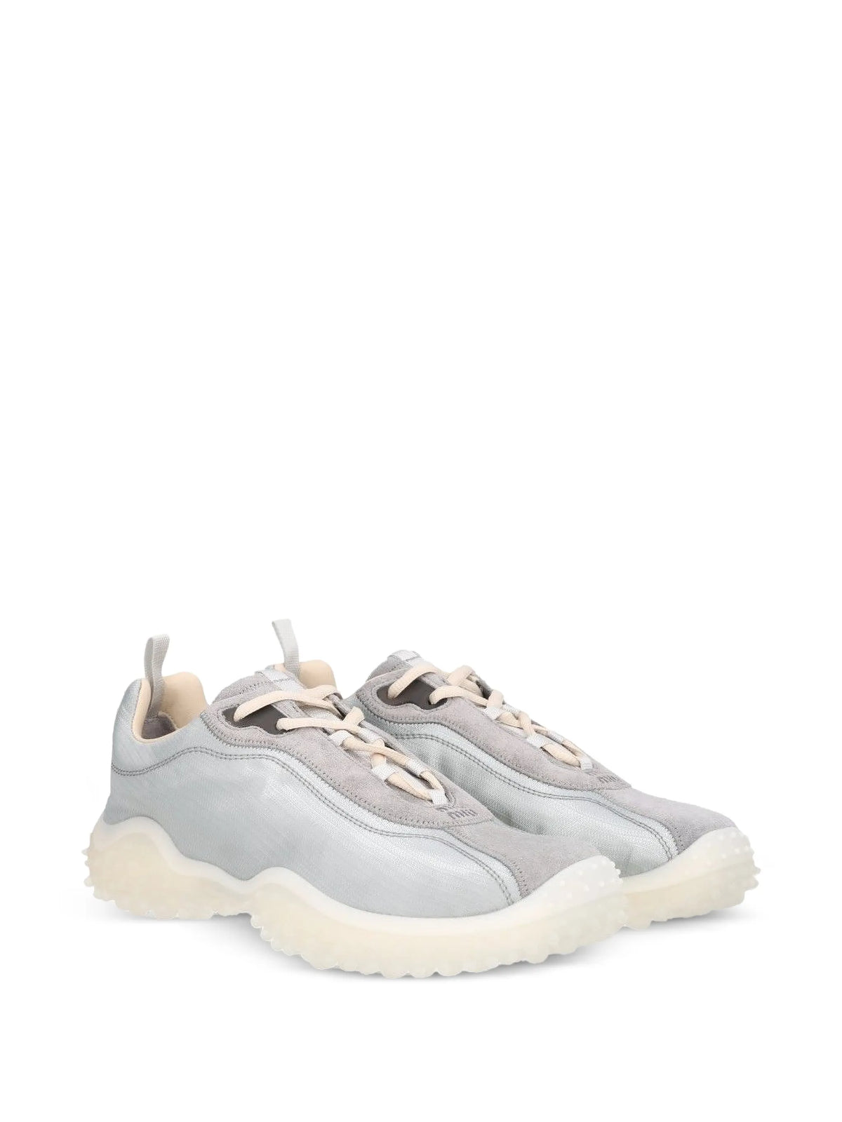 Miu Miu - Bubble Technical Fabric And Suede Sneakers