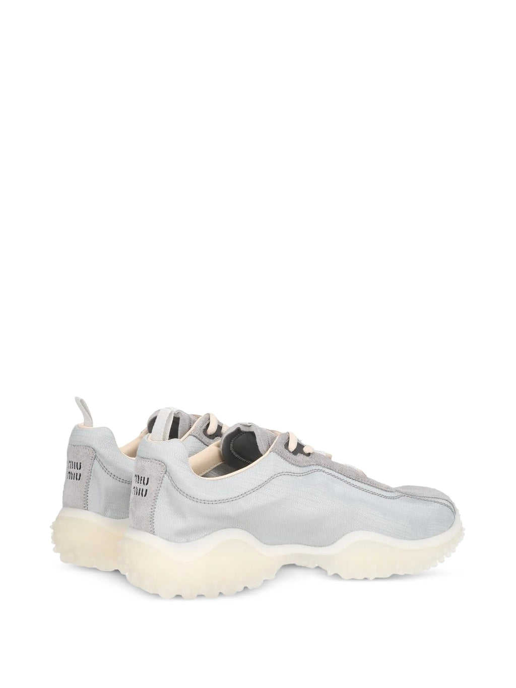 Miu Miu - Bubble Technical Fabric And Suede Sneakers