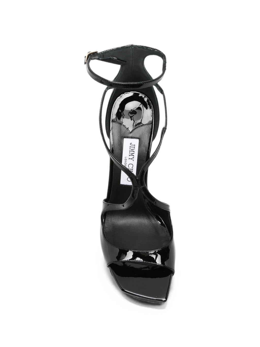 Jimmy Choo - Azia 95 Black Patent Leather Sandals