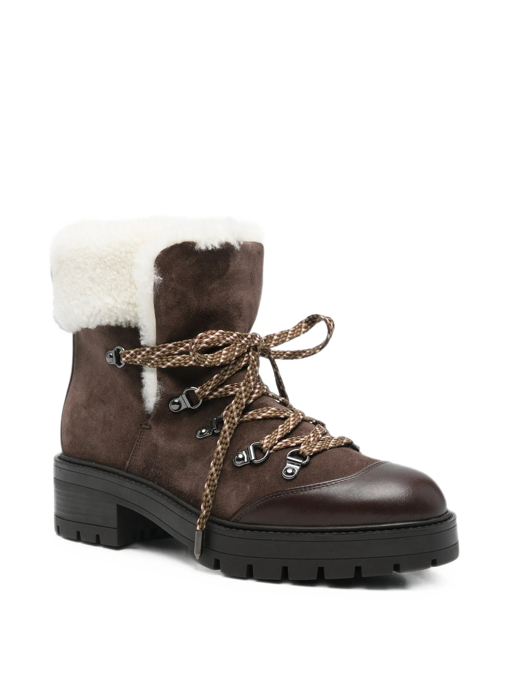 Aquazzura - Val D’Isere Shearling-trim Ankle Boots