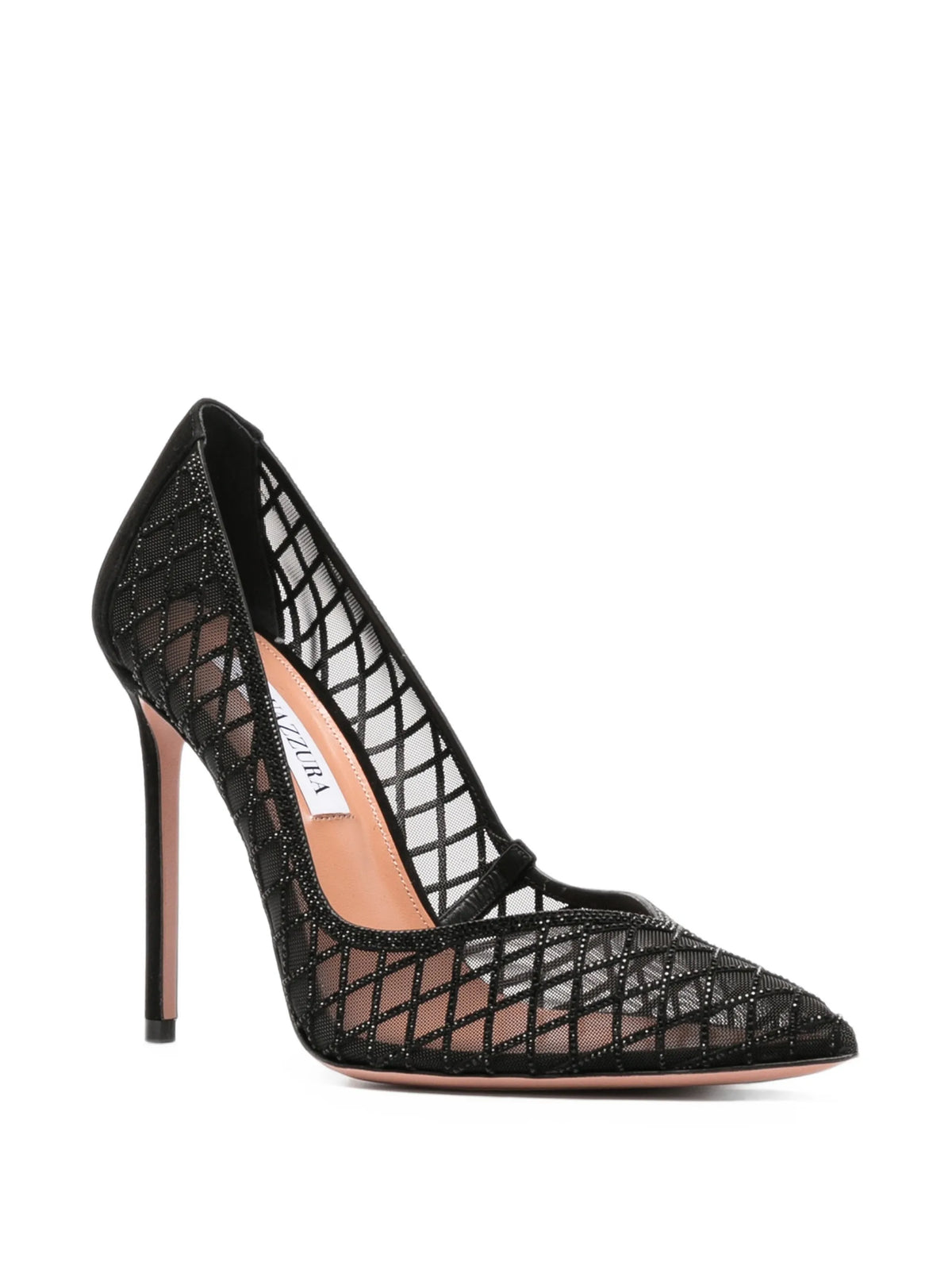 Aquazzura - Lumiere Crystal-mesh Pumps