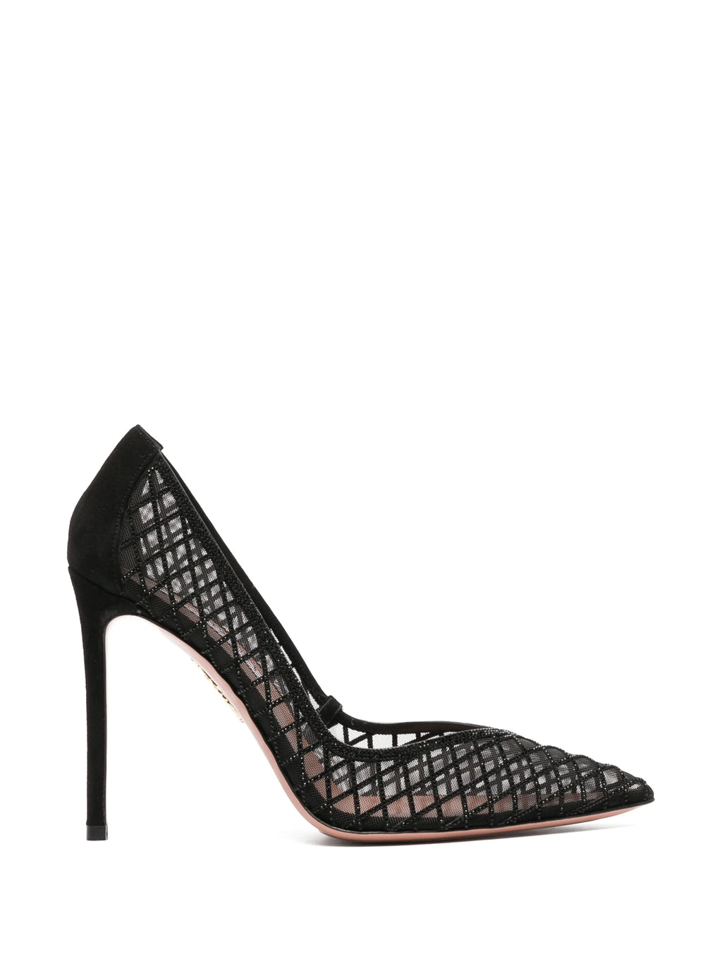 Aquazzura - Lumiere Crystal-mesh Pumps