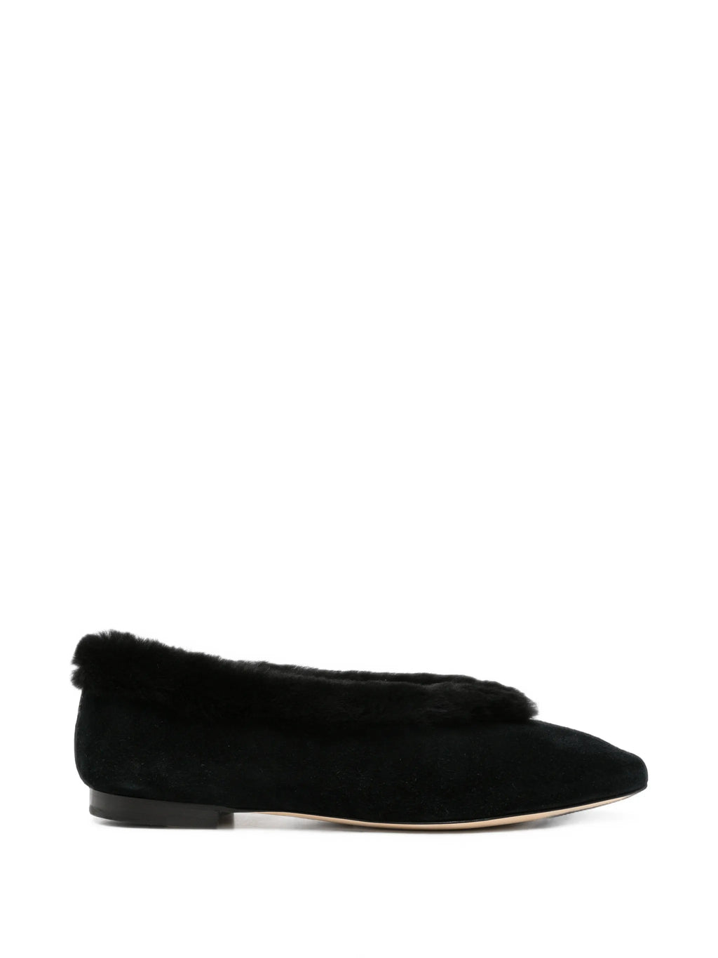 Jimmy Choo - Margot Shearling Ballet Flats