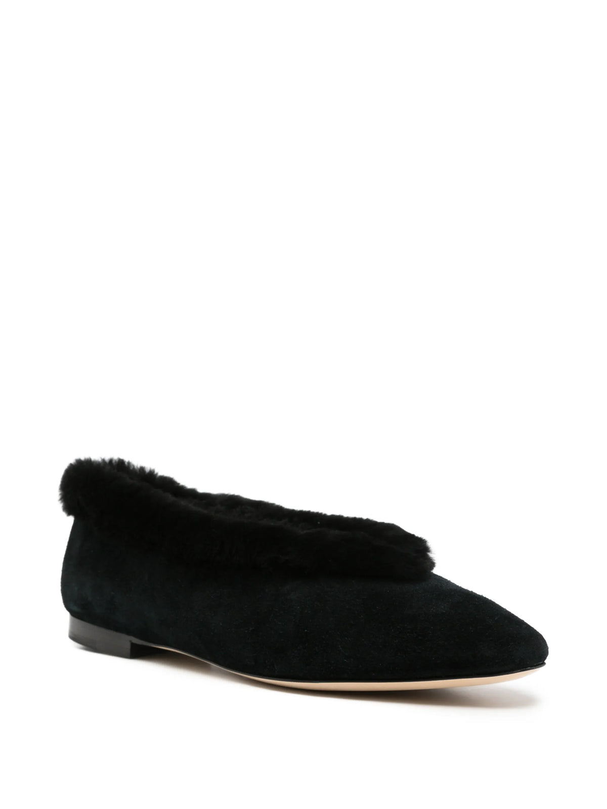 Jimmy Choo - Margot Shearling Ballet Flats