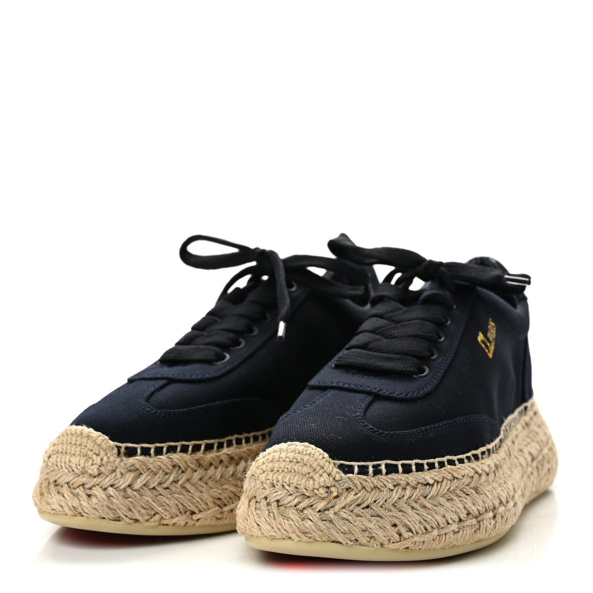 Christian Louboutin - Toile Calfskin Espasneak Flat Sneaker