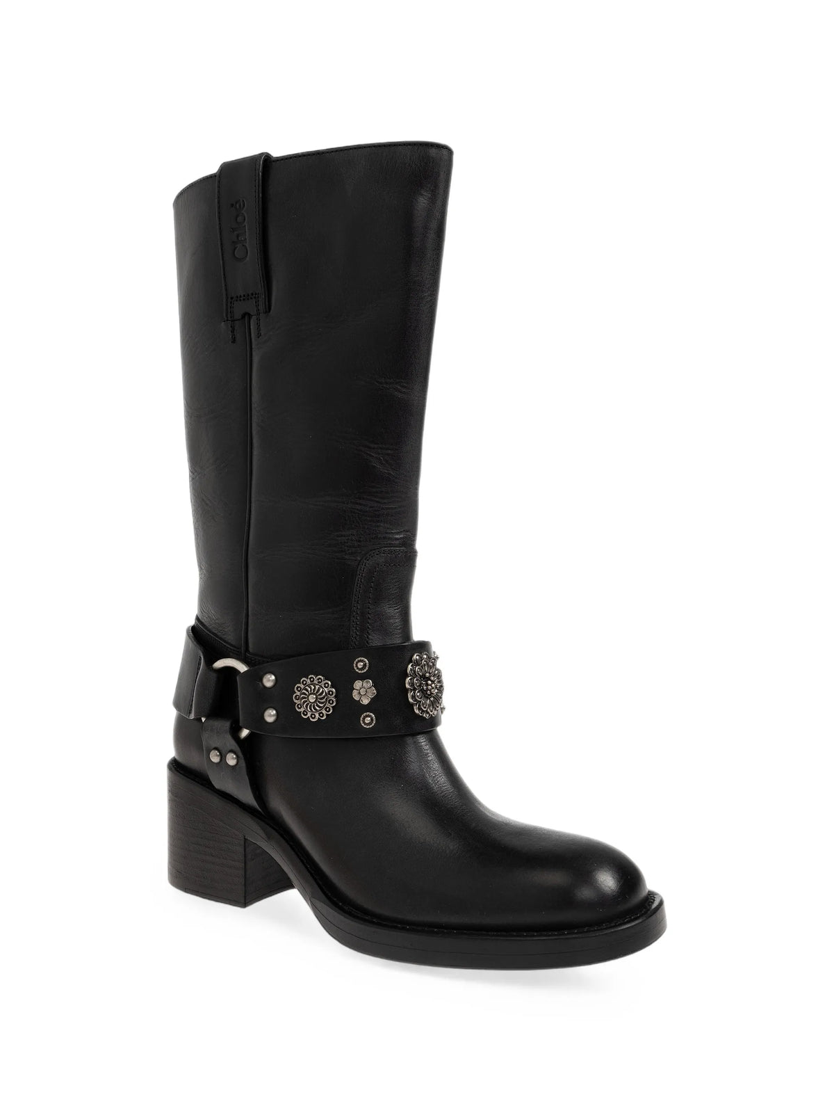 Chloé - Dakota Leather Biker Boots