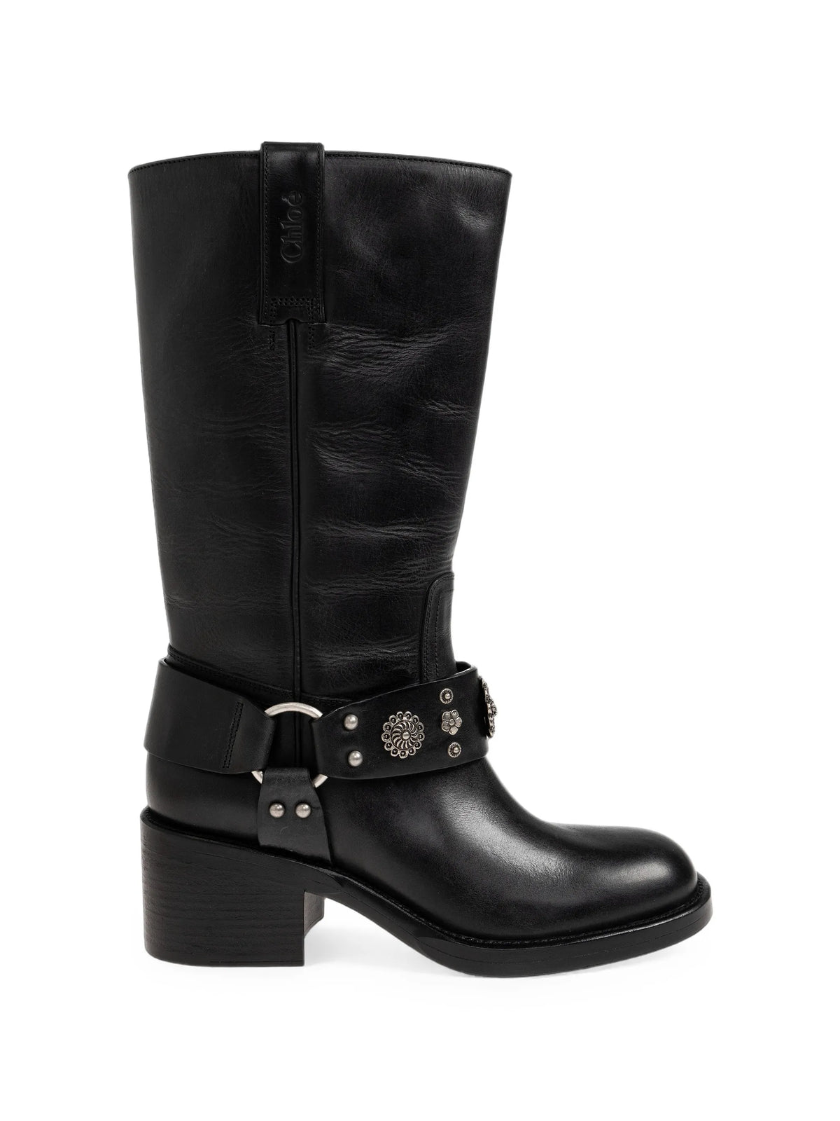 Chloé - Dakota Leather Biker Boots