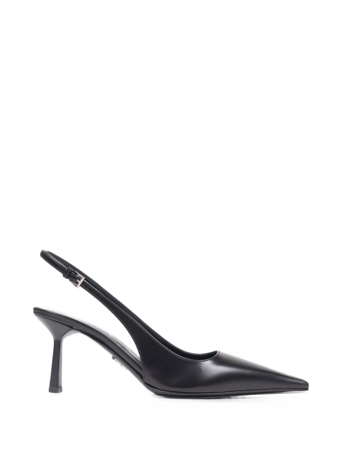 Prada - Brushed Leather Slingback Pumps
