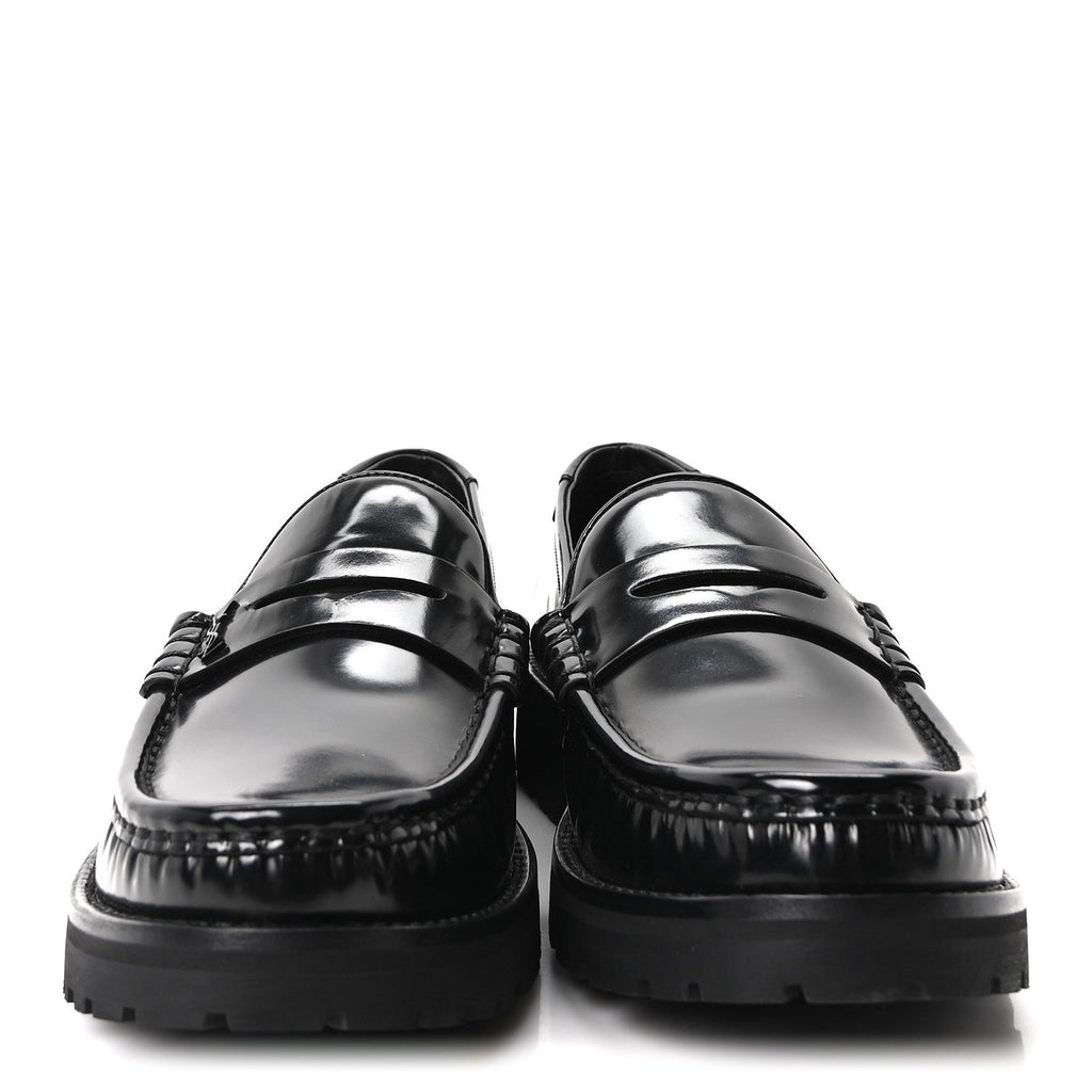 Saint Laurent - Glazed Calfskin Master Le Loafer 15 Moccassins