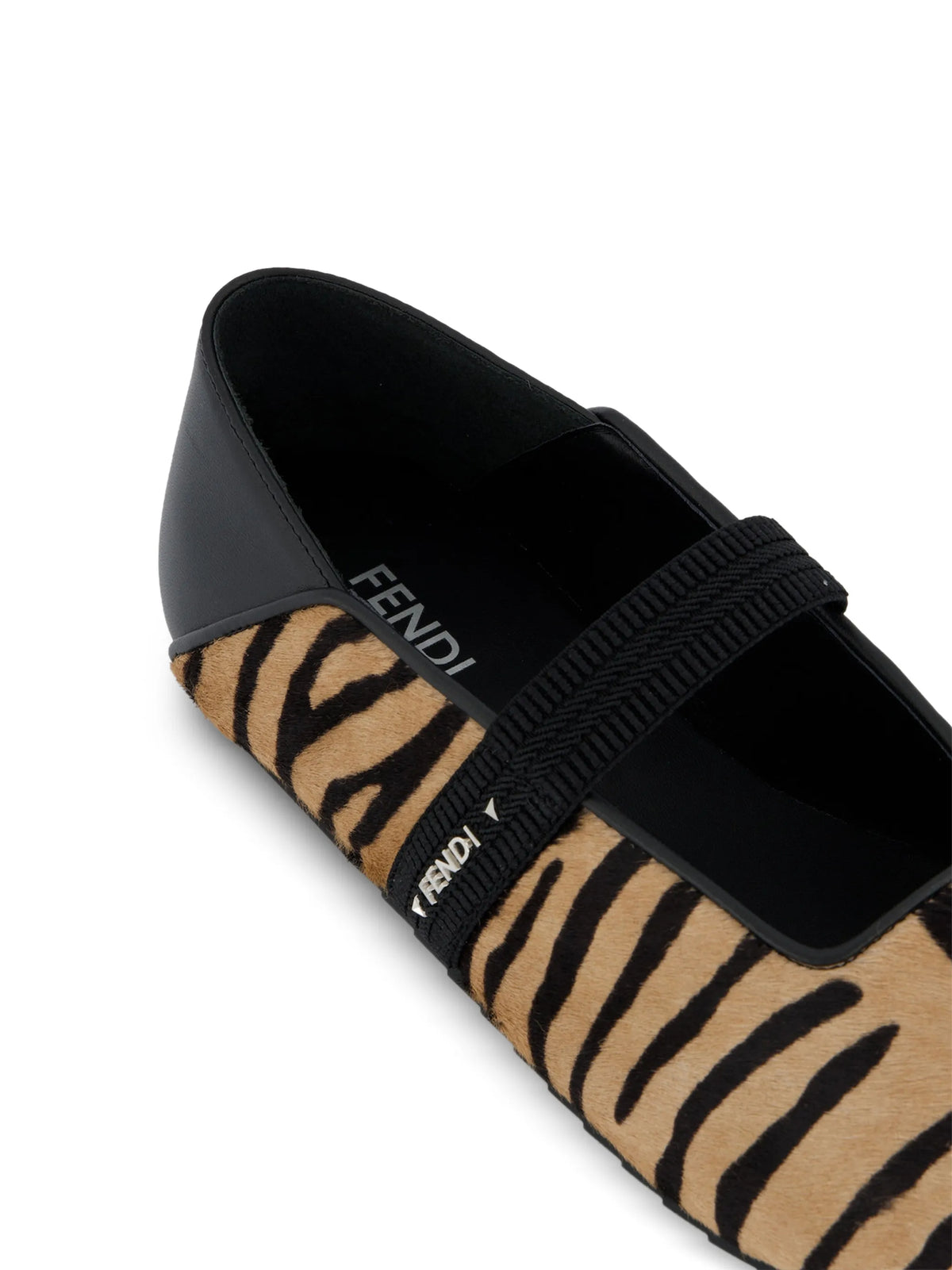 Fendi - Academia Animal-print Ballet Flats