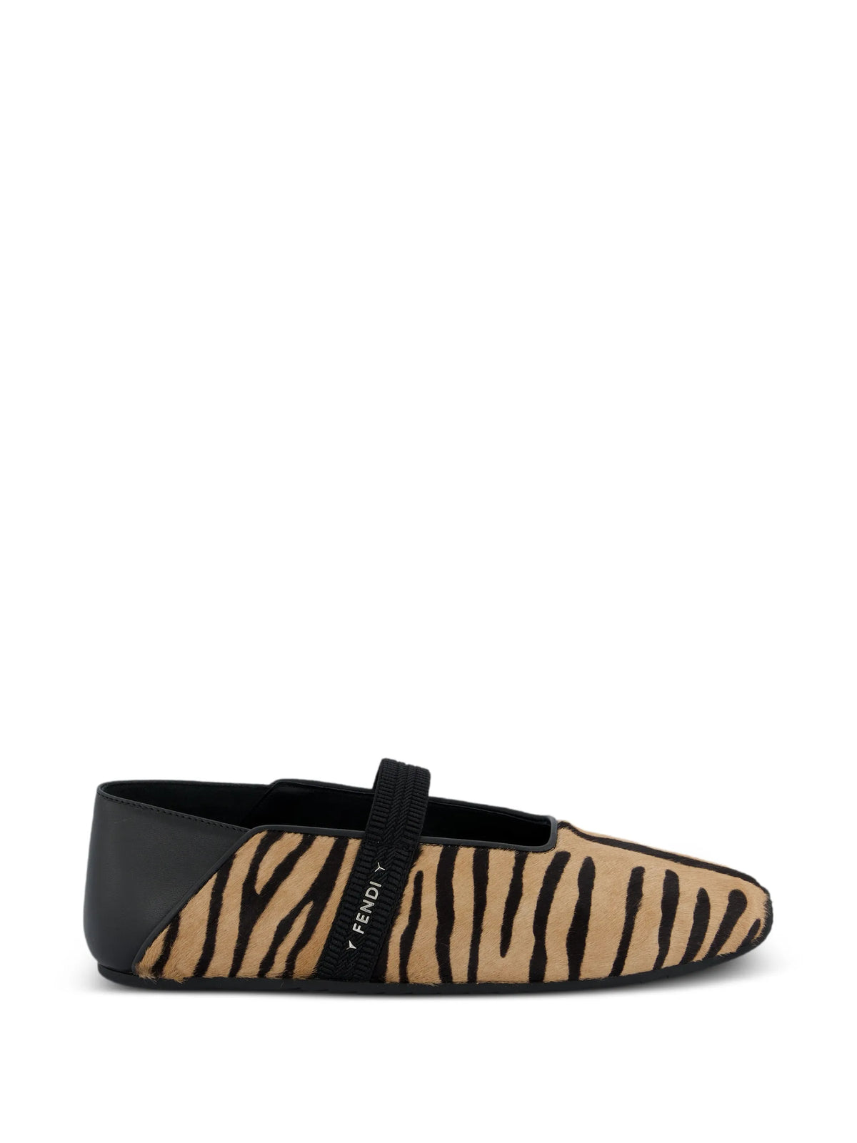 Fendi - Academia Animal-print Ballet Flats
