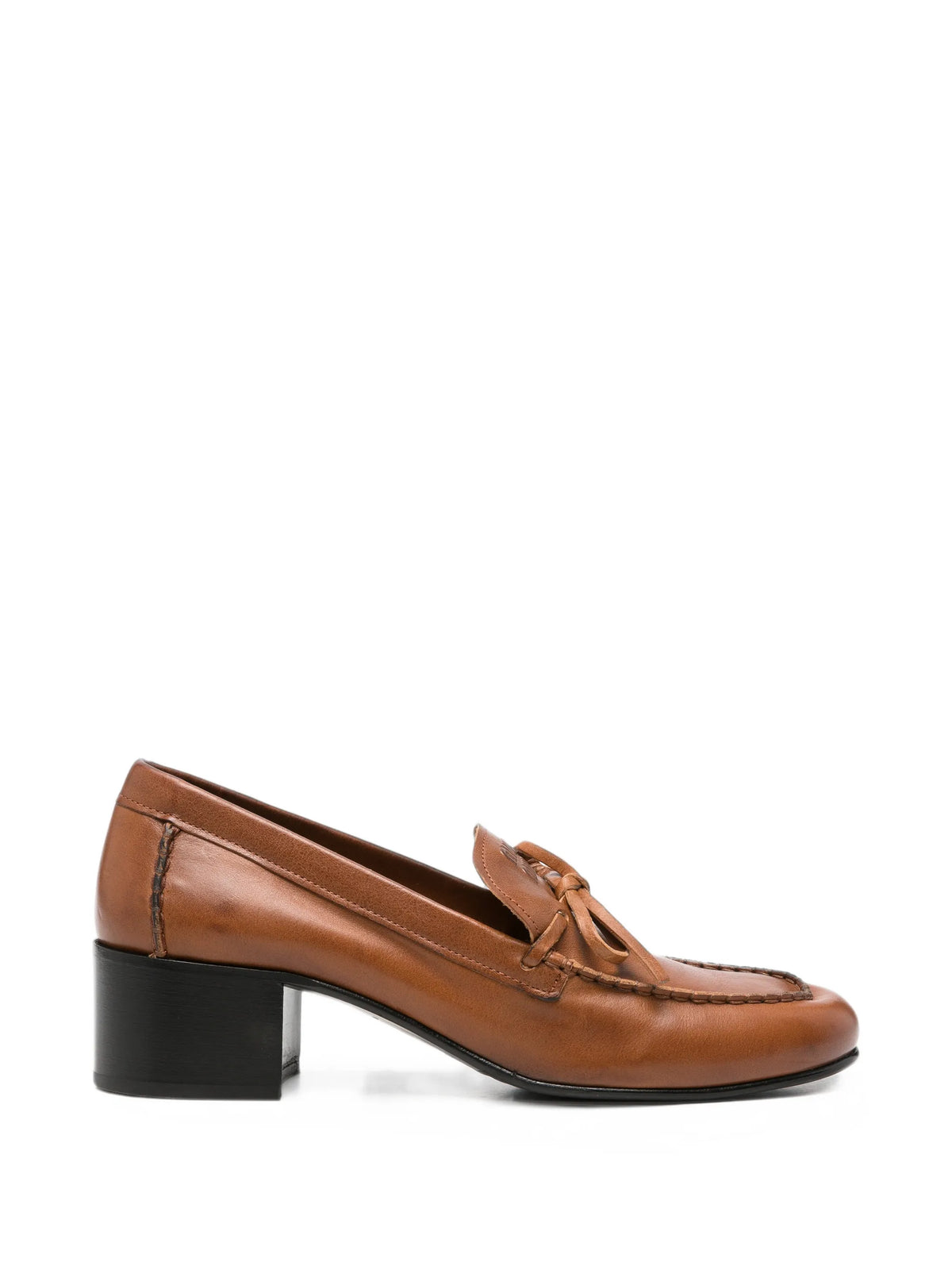 Miu Miu - Bow-detail Leather Loafers