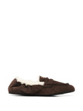 Miu Miu - Shearling-lined Suede Loafers